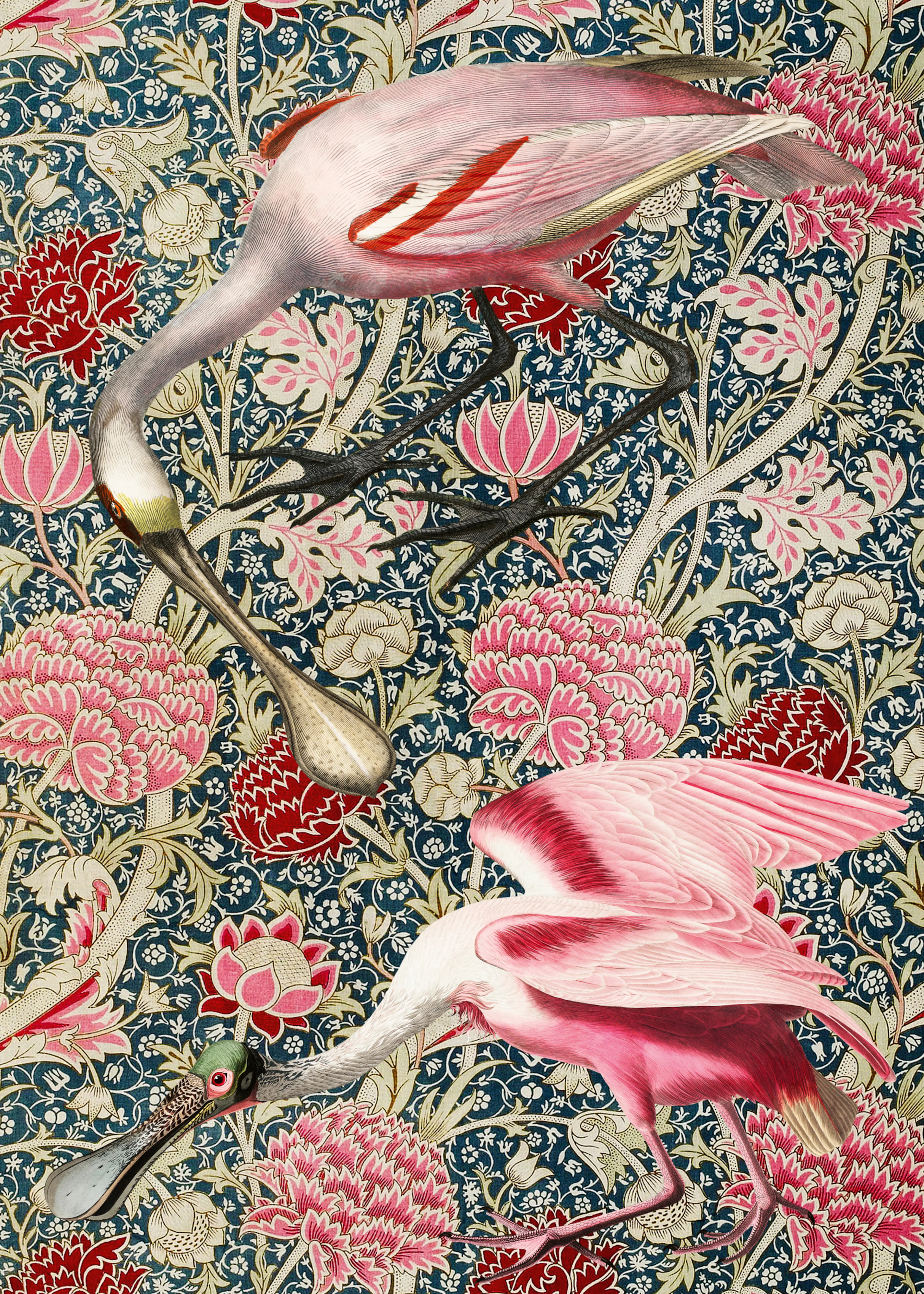 Flamingo Garden Poster 0