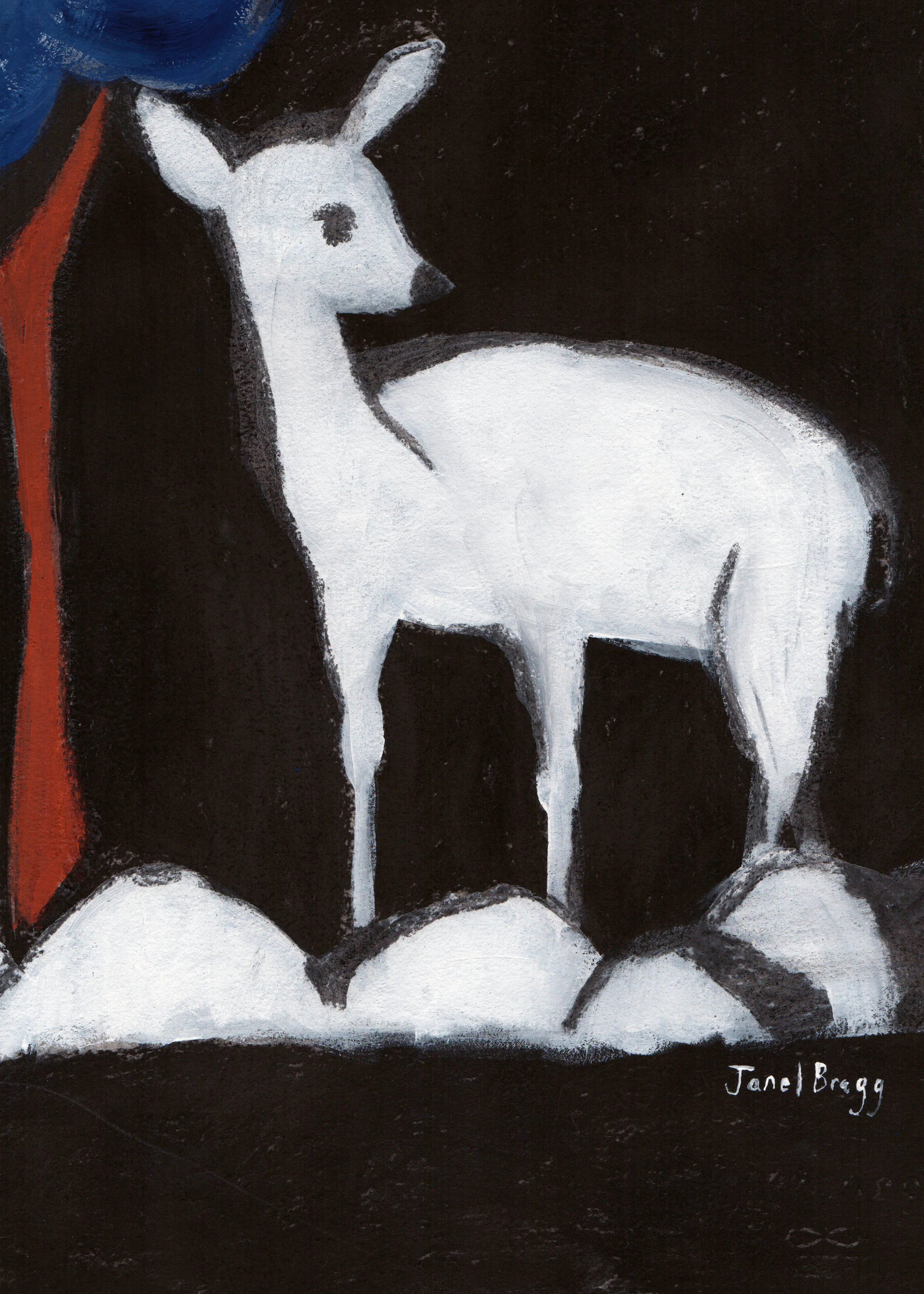 White Deer Poster 0