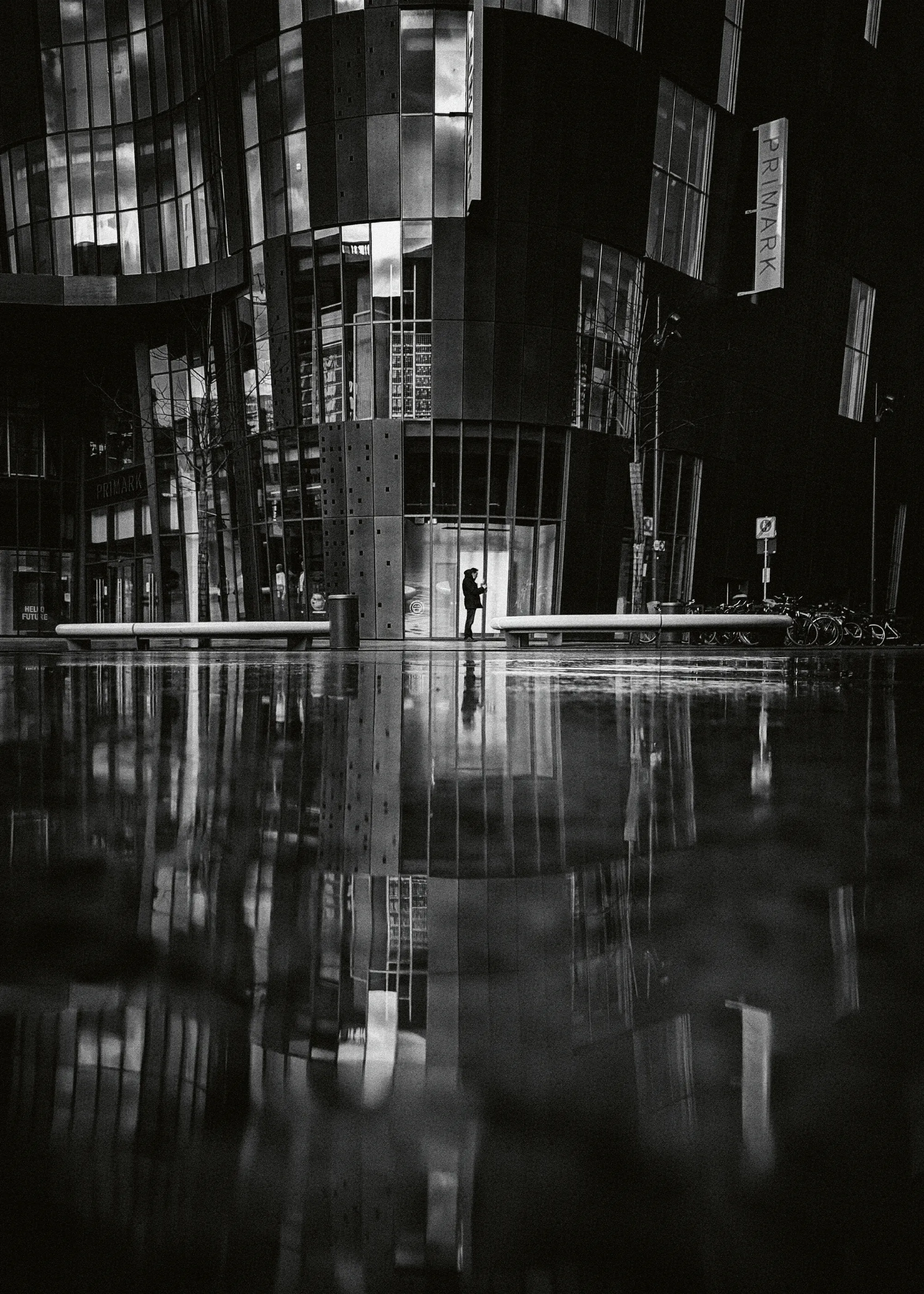 Black Urban Reflexionen Poster 0