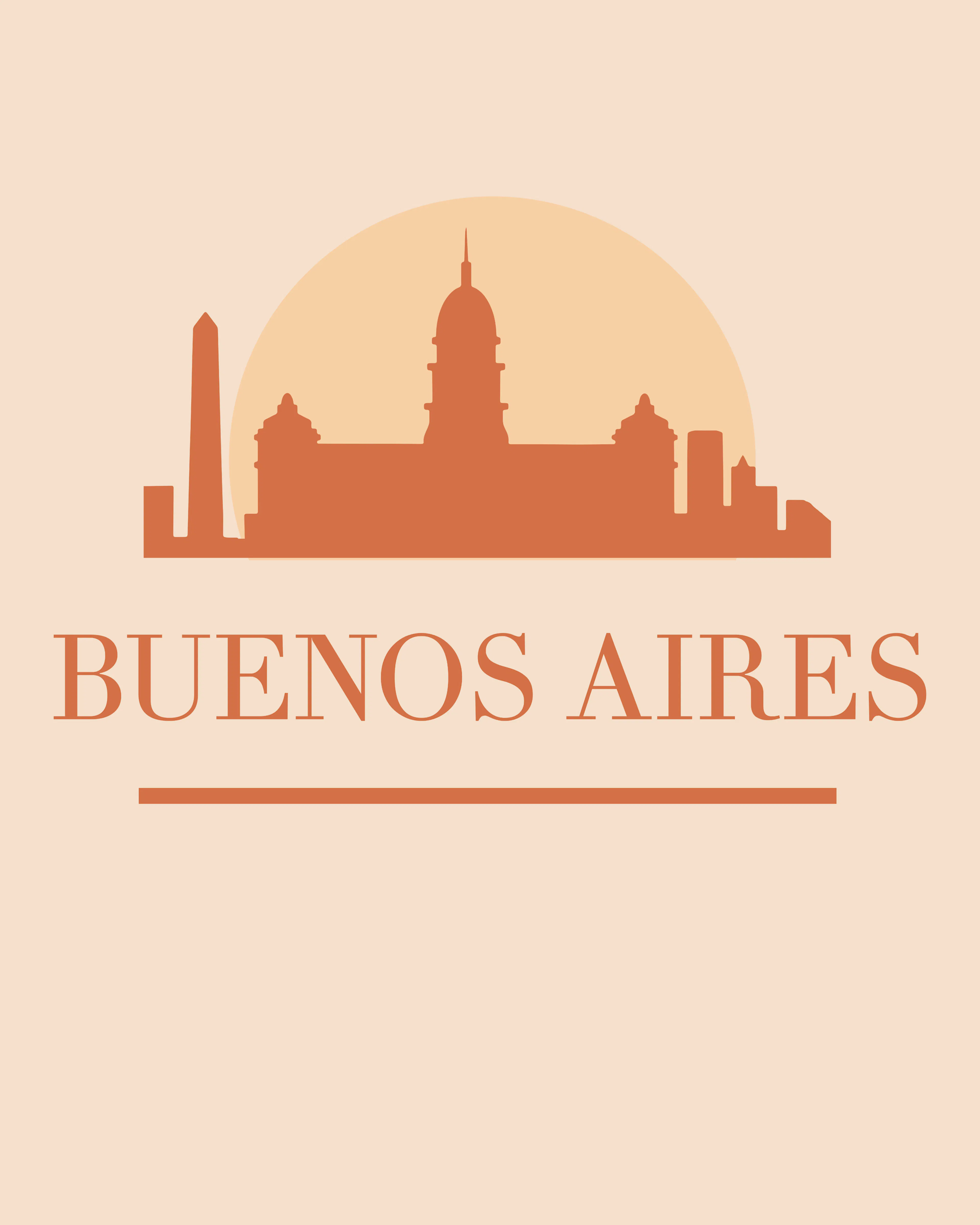 Buenos Aires Skyline Poster 0