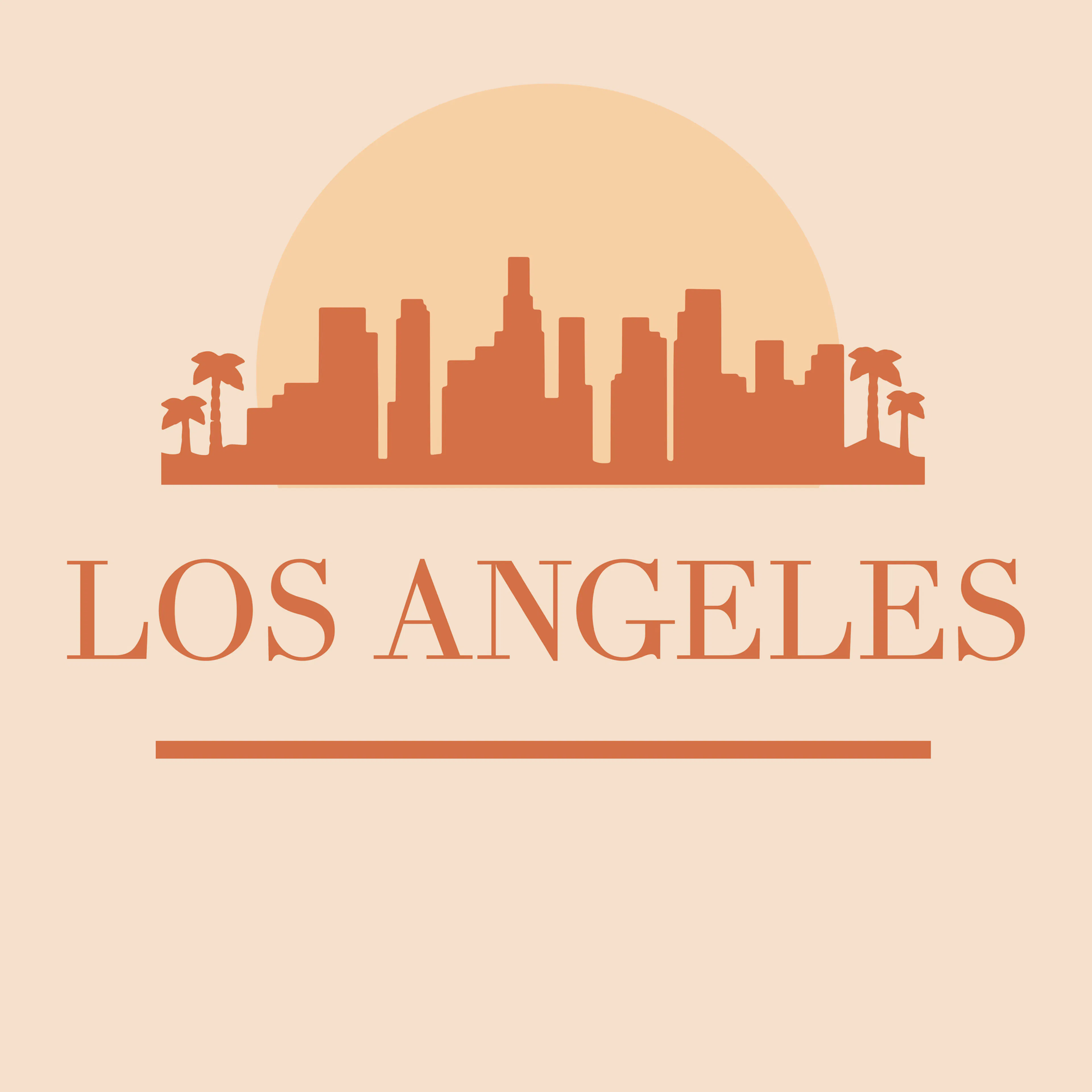 Sunset Los Angeles Poster 0
