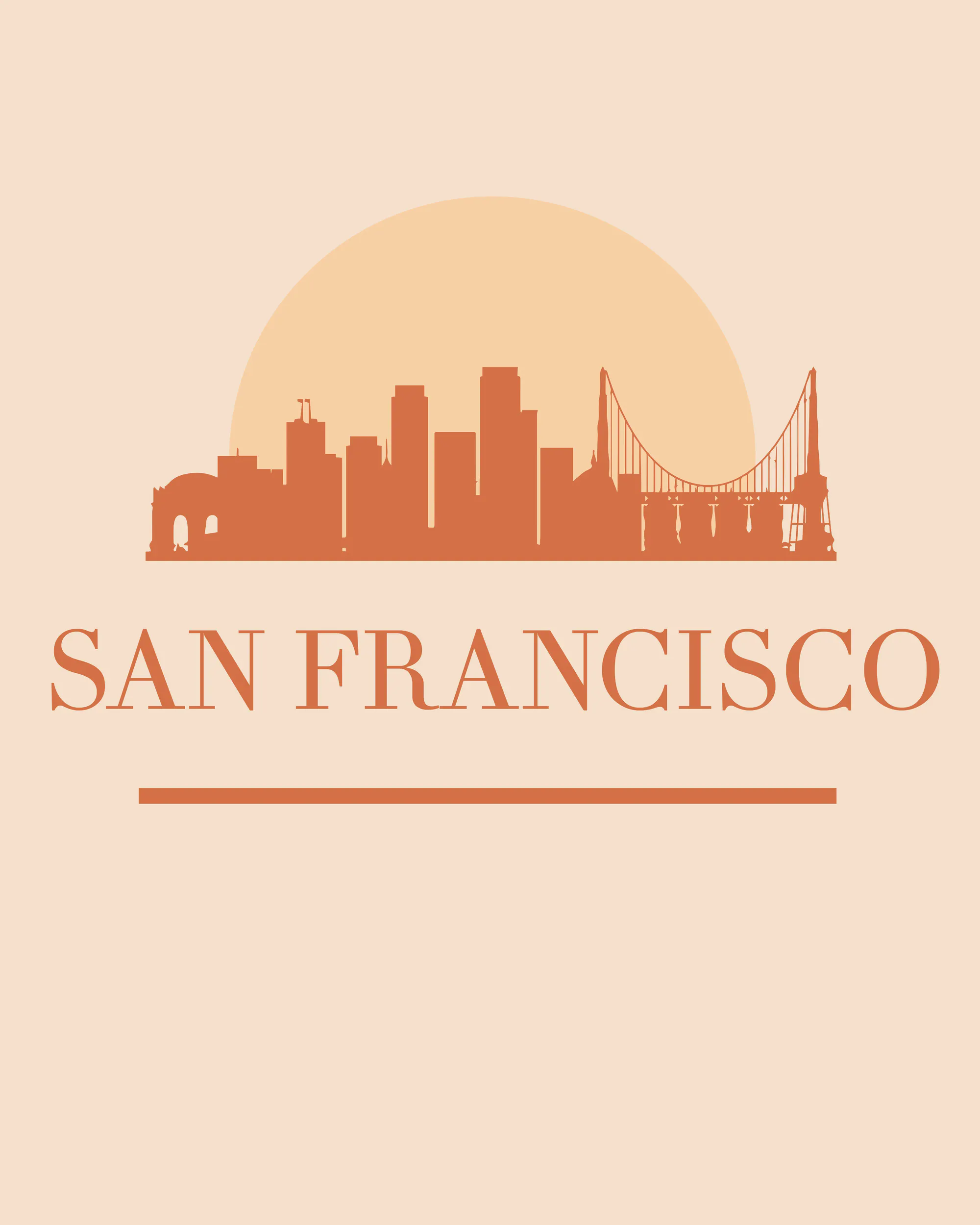 San Francisco Skyline Poster 0