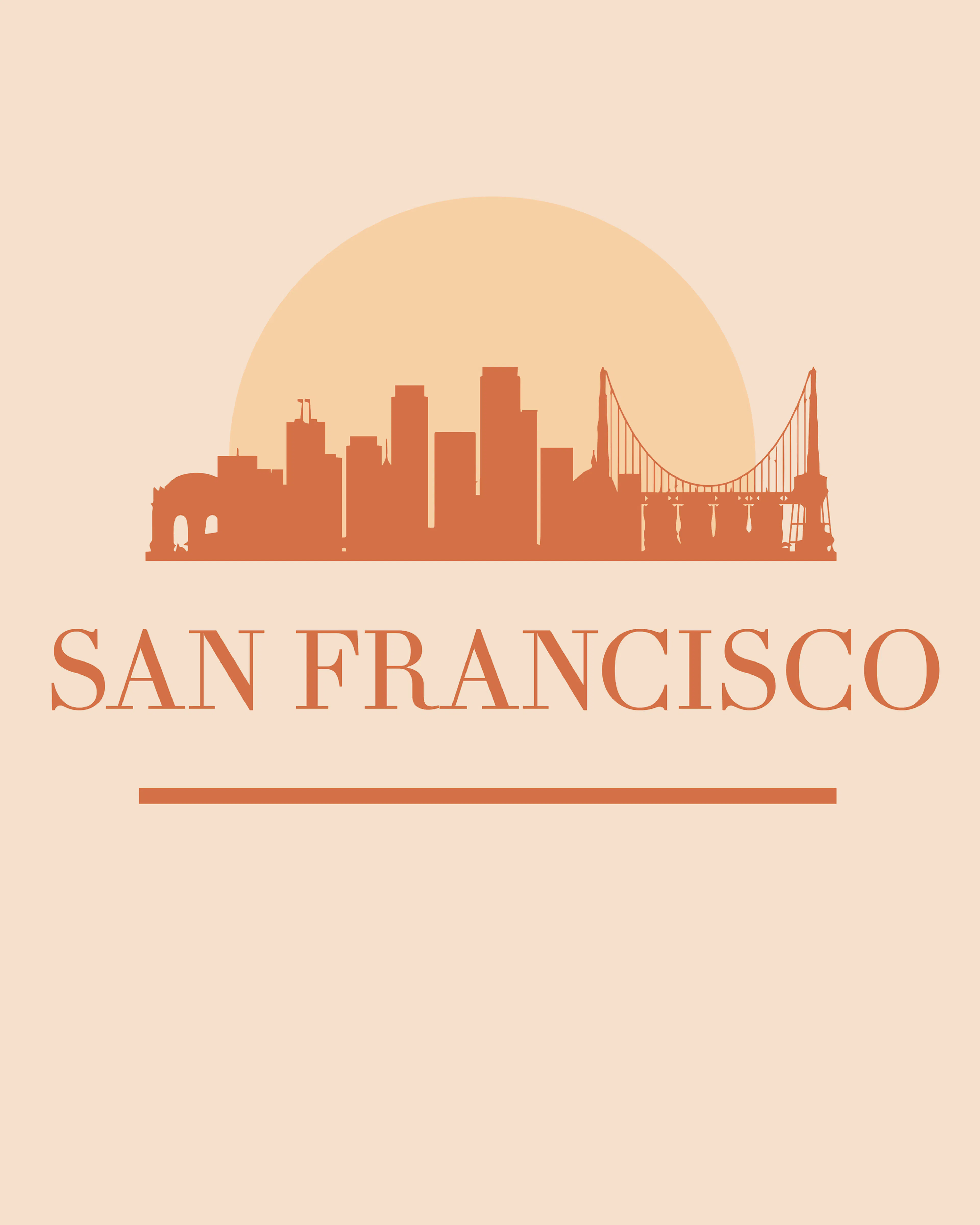 San Francisco Skyline Poster 0