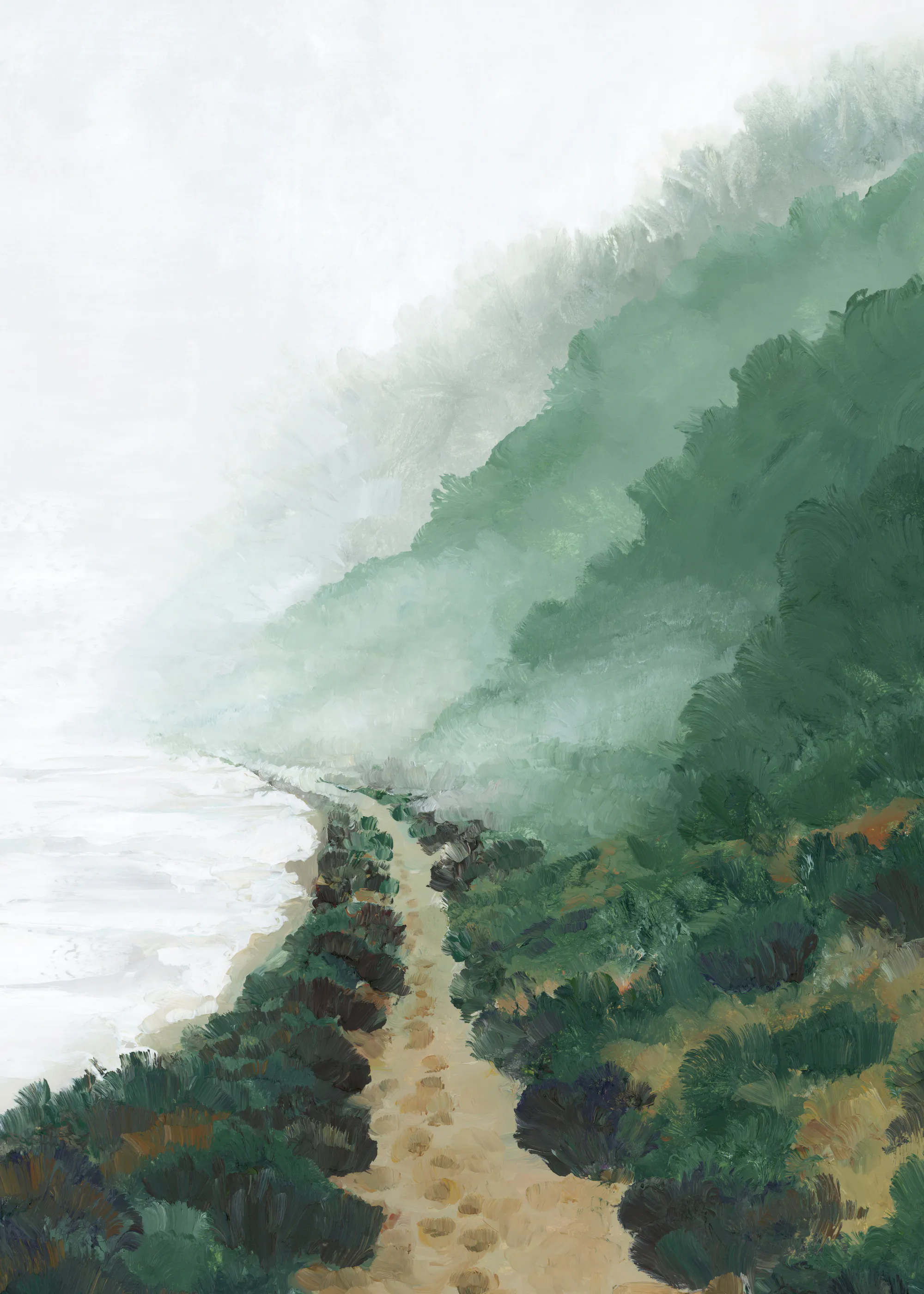 Misty Mountain Trail Poster 0