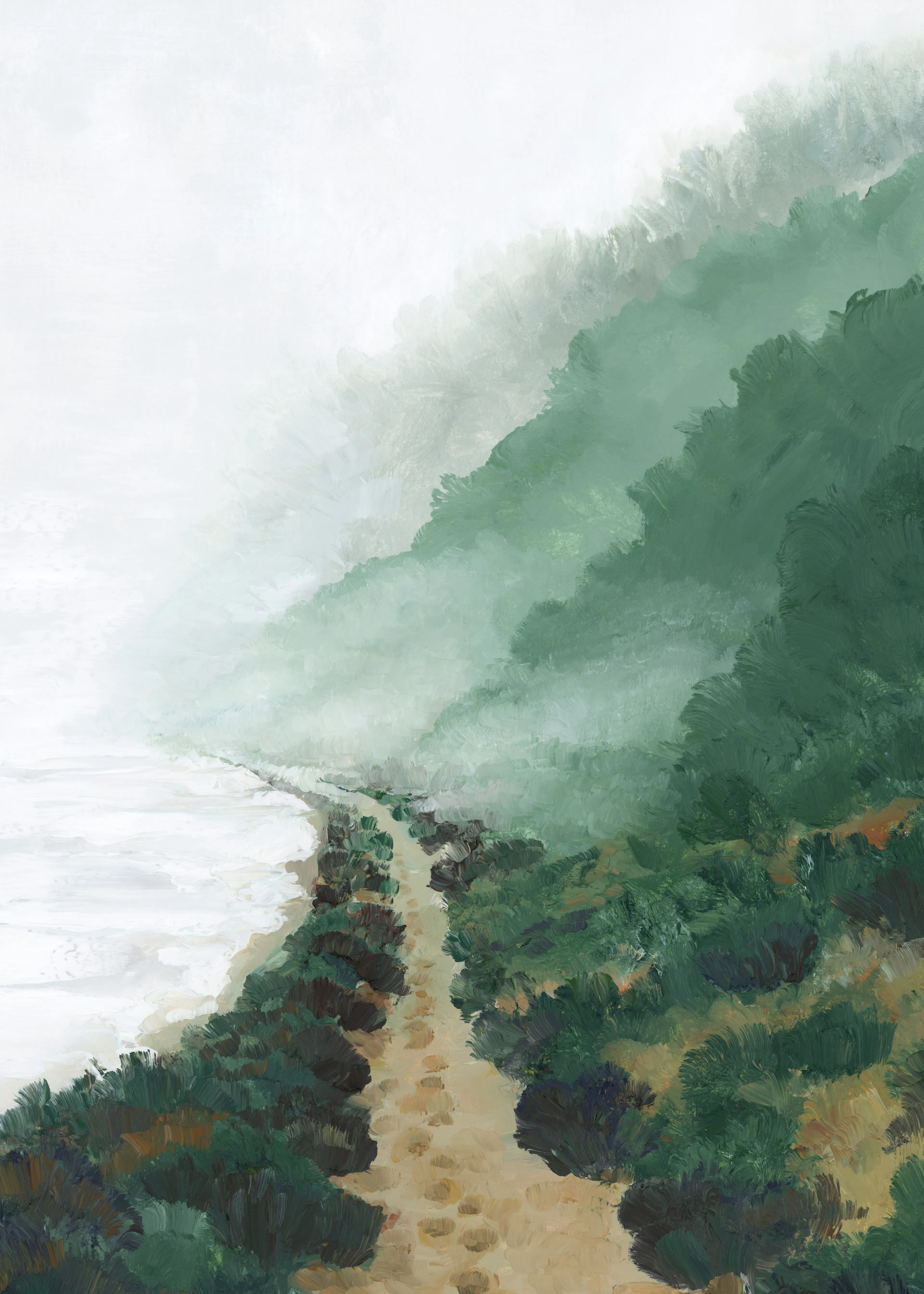 Misty Mountain Trail Poster 0