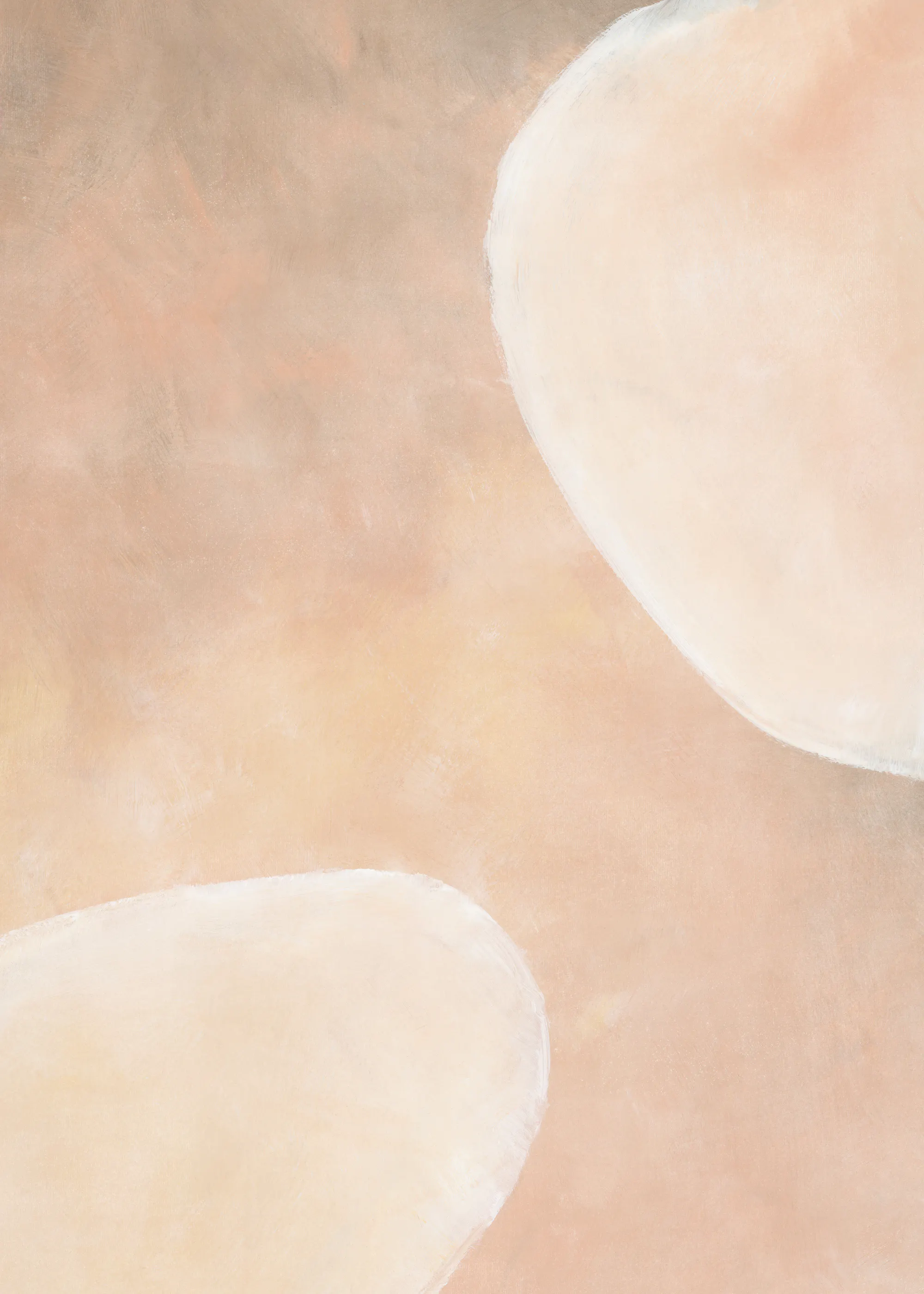 Teintes Douces Pêche Poster 0
