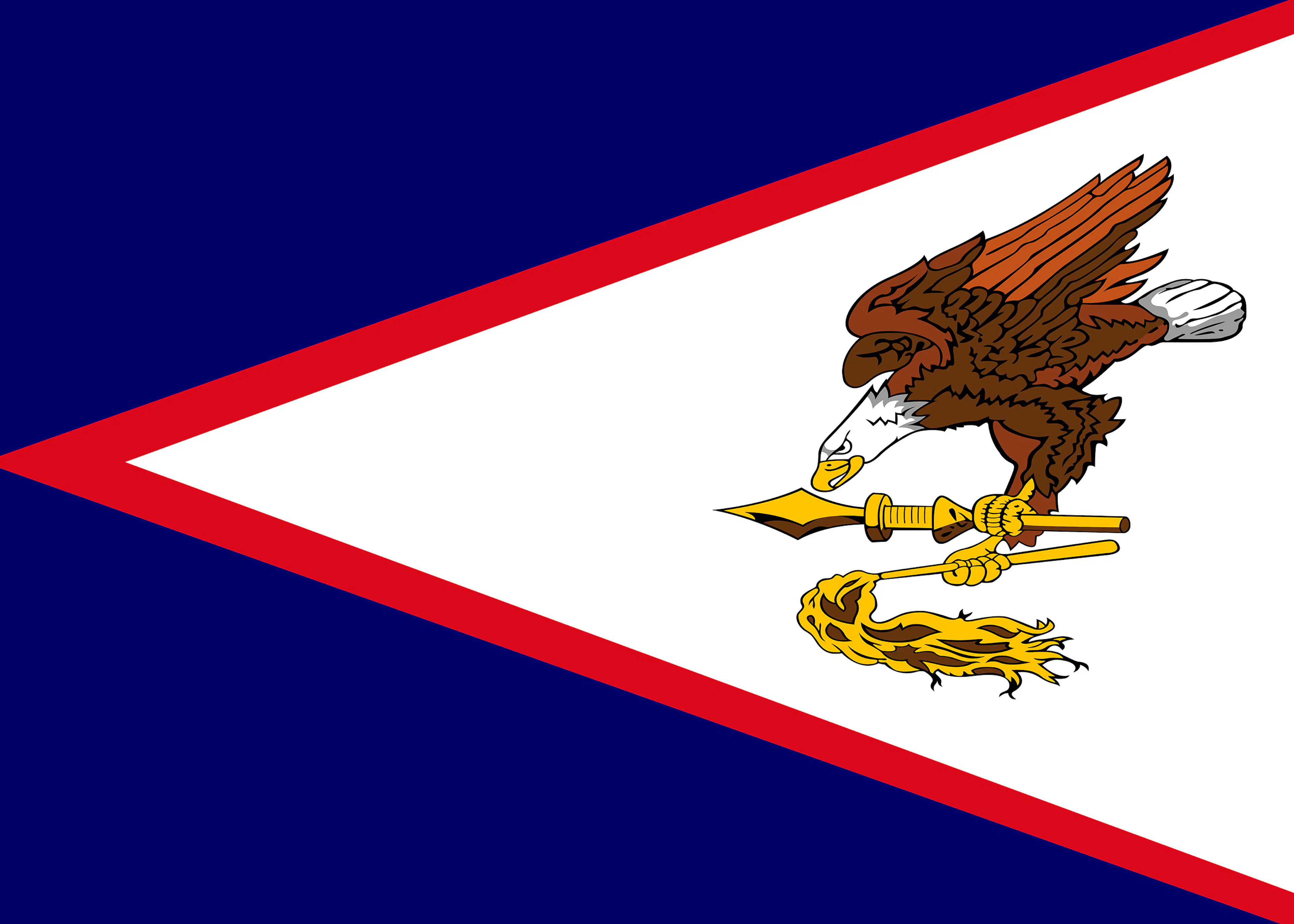 Bandiera Samoa Americana Poster 0