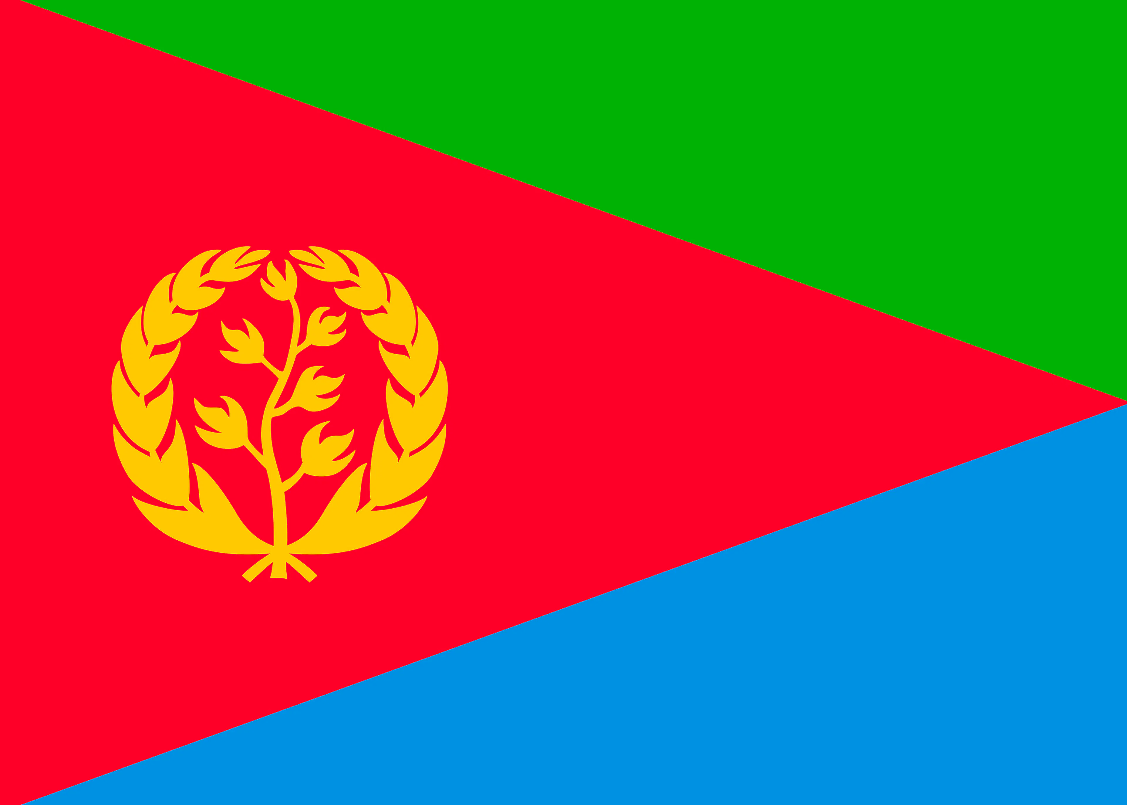 Flaga Erytrei Plakat 0