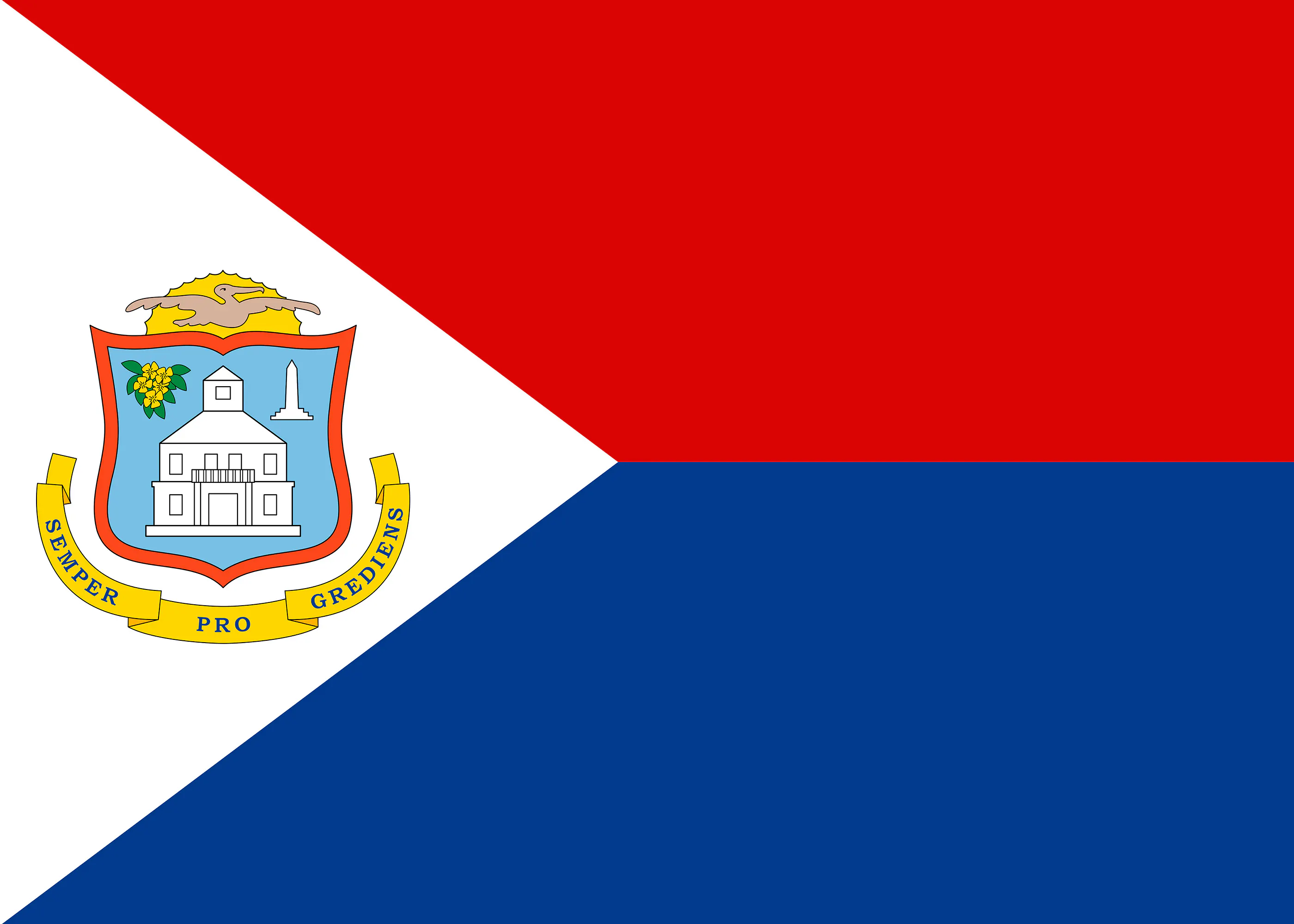 Flaga Sint Maarten Plakat 0