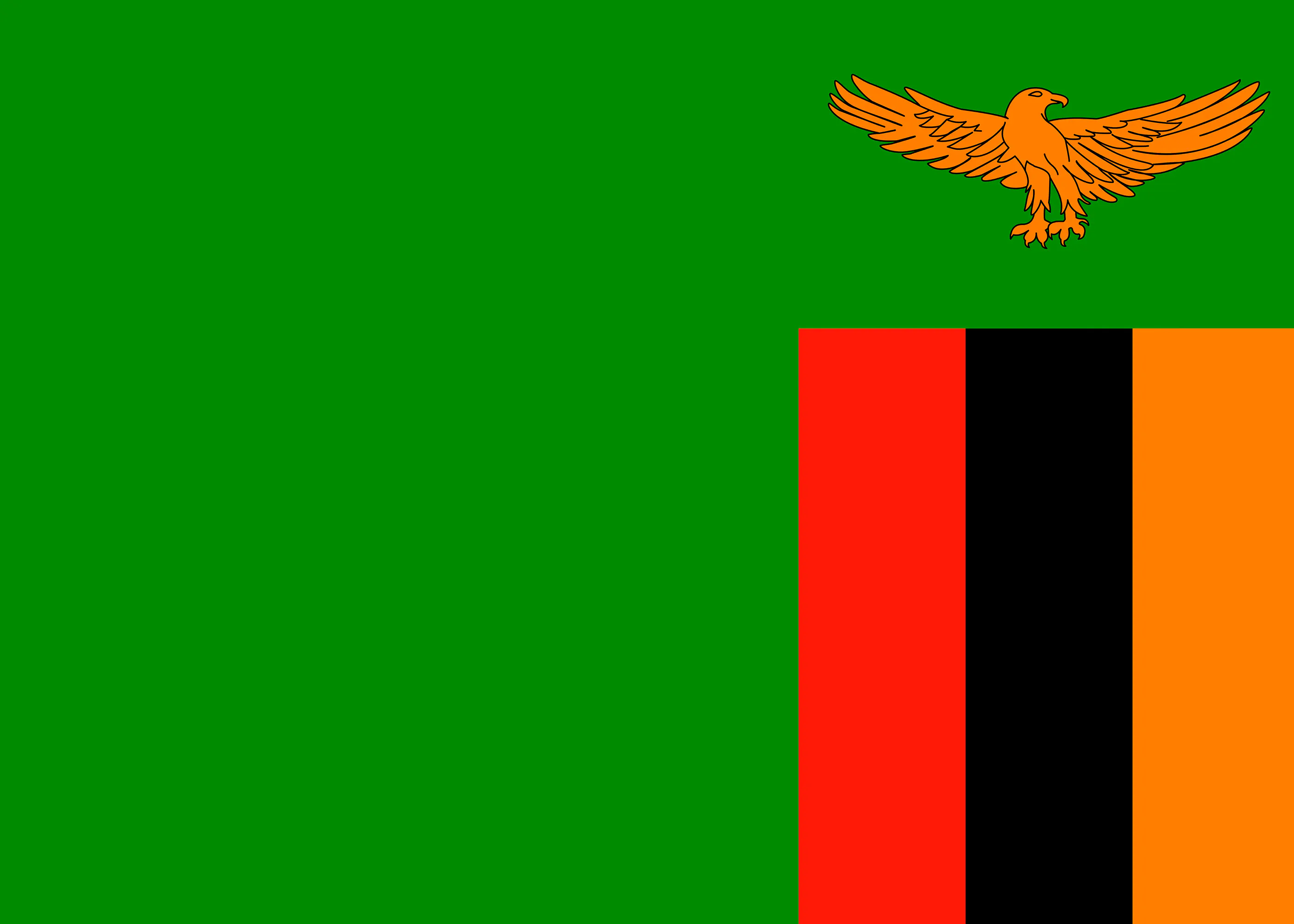 Flaga Zambii Plakat 0