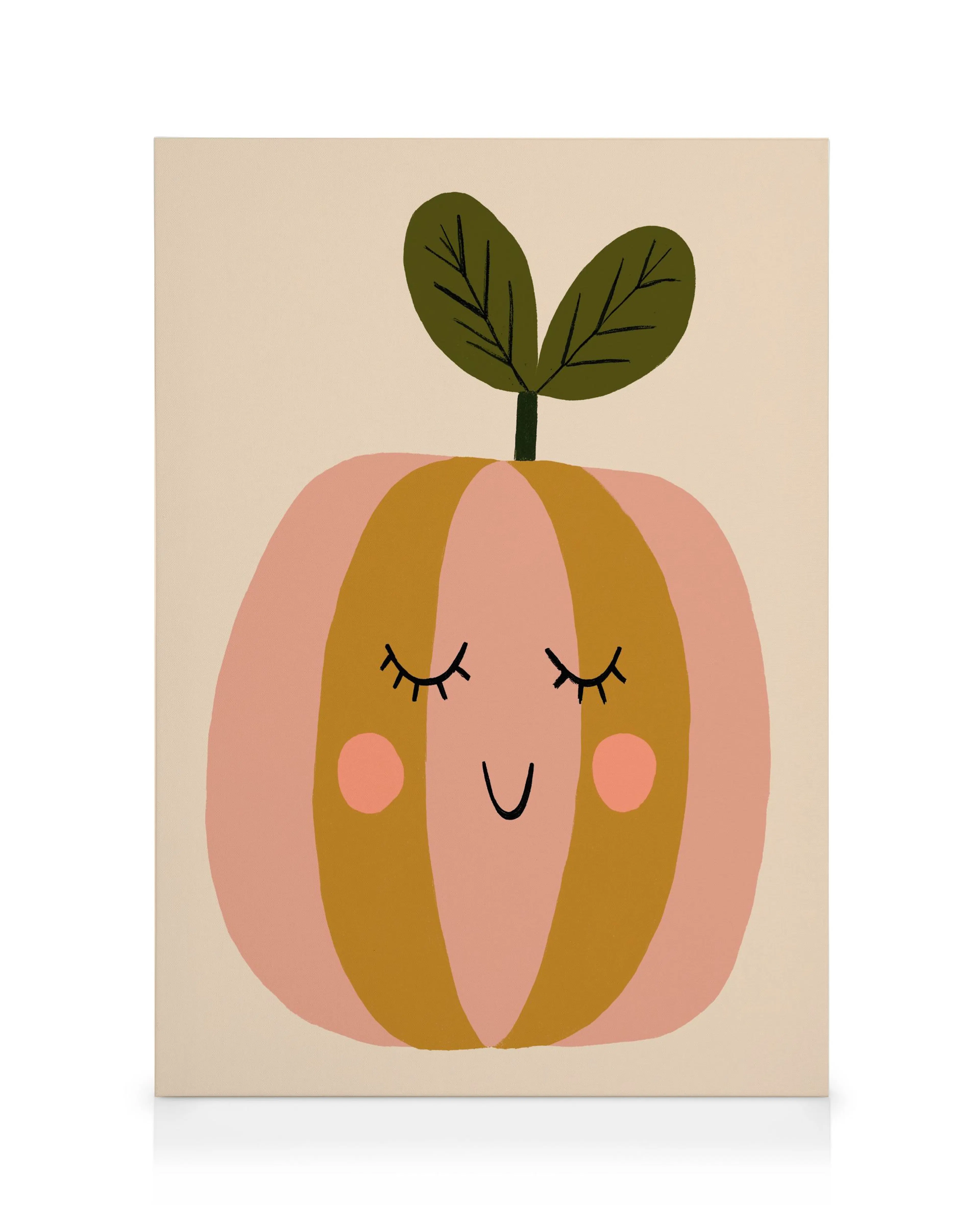 Cute Pumpkin Face Canvas print 0