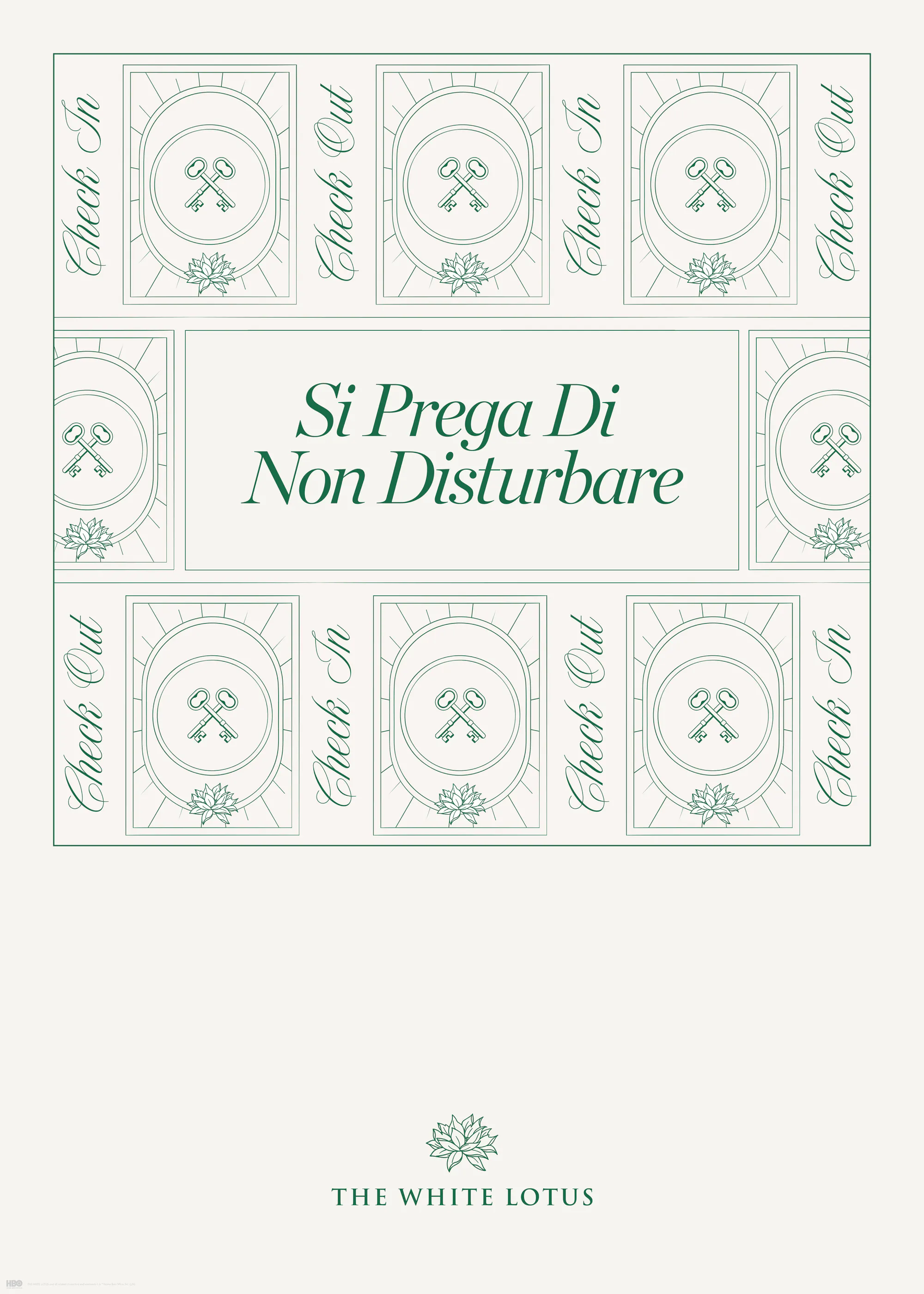 The White Lotus™ - Si Prega Di Non Disturbare Plakat 0