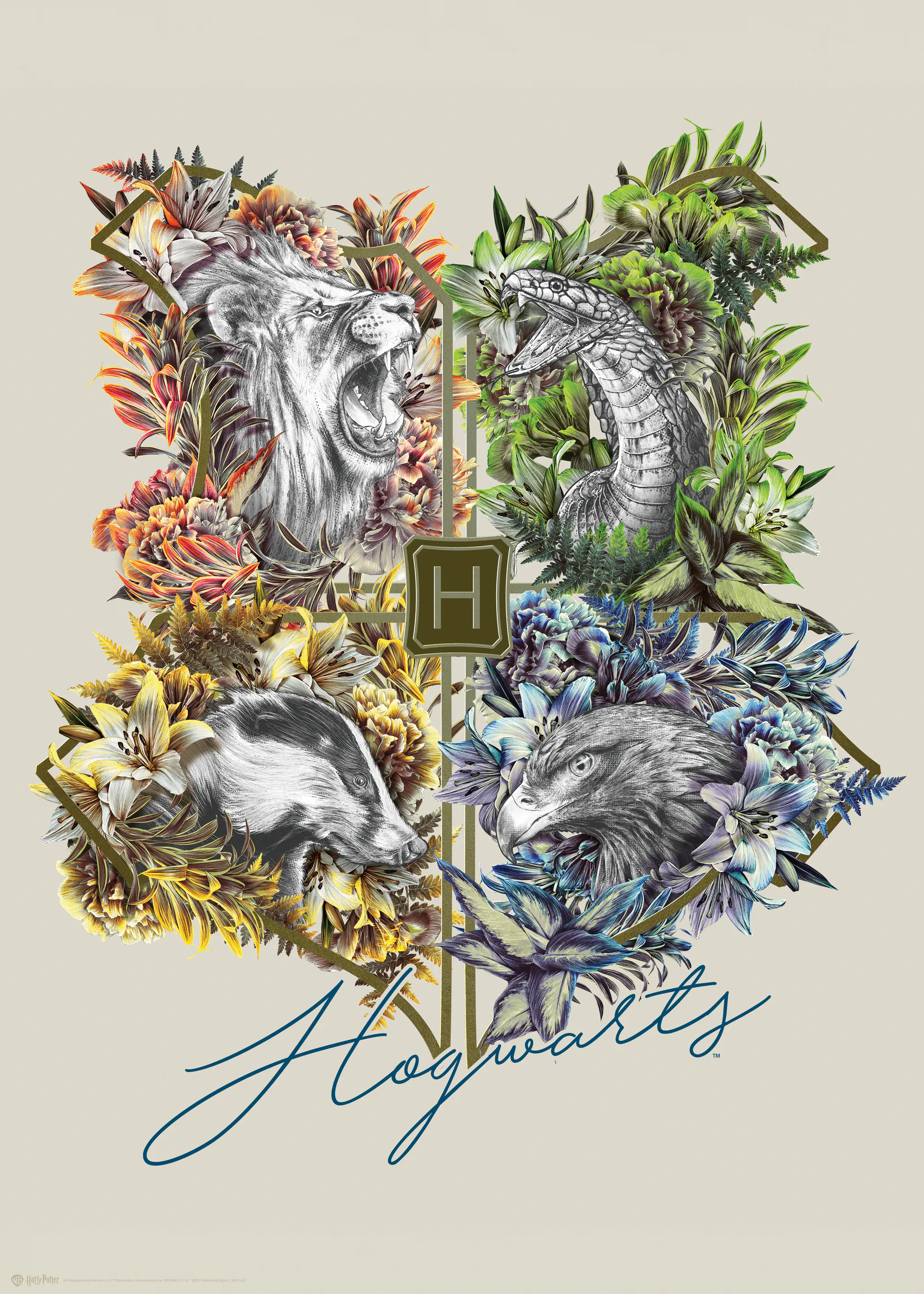 Harry Potter™ - Hogwarts Homes Poster 0
