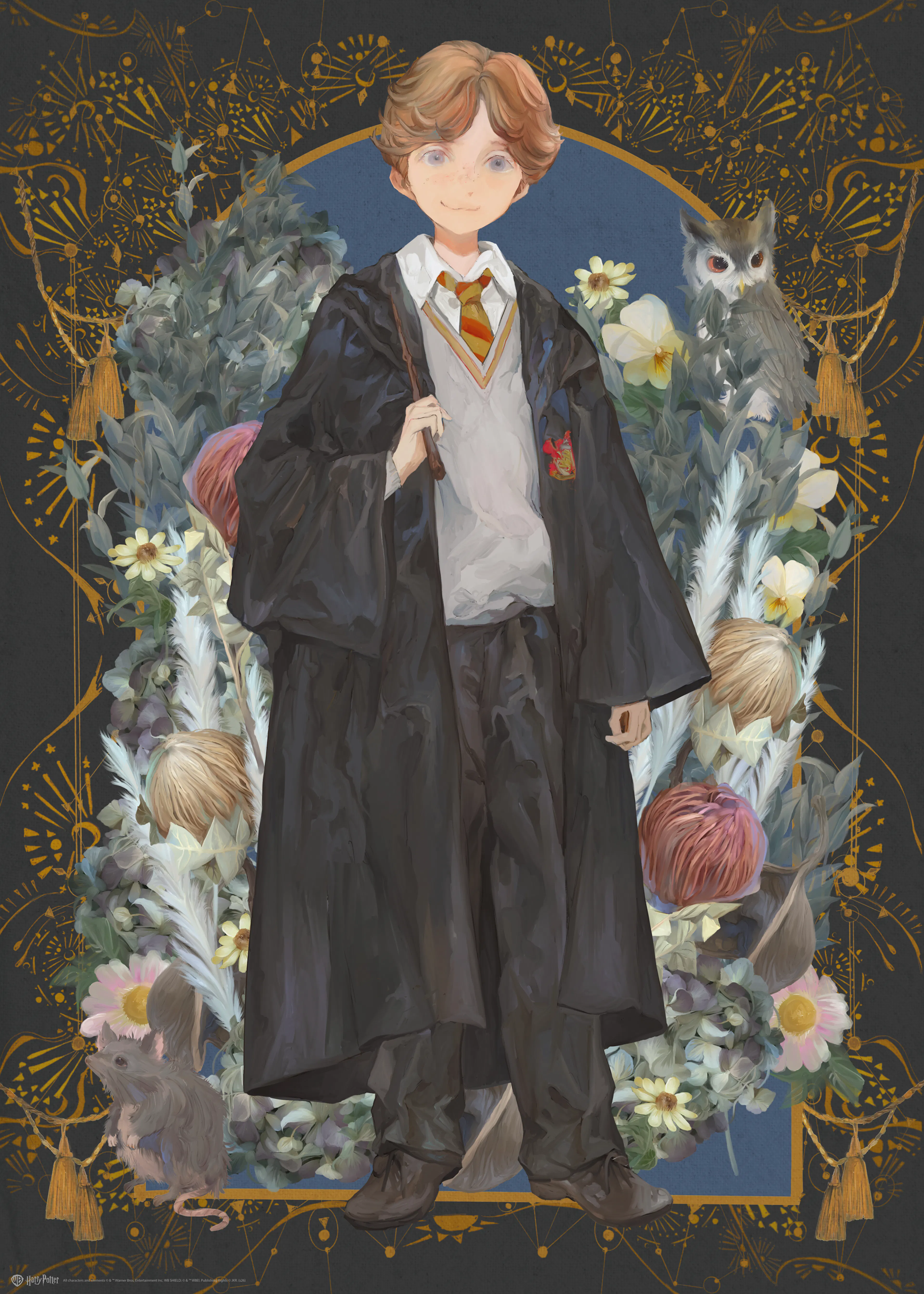 Harry Potter™ - Ron Weasly Illustration Poster 0