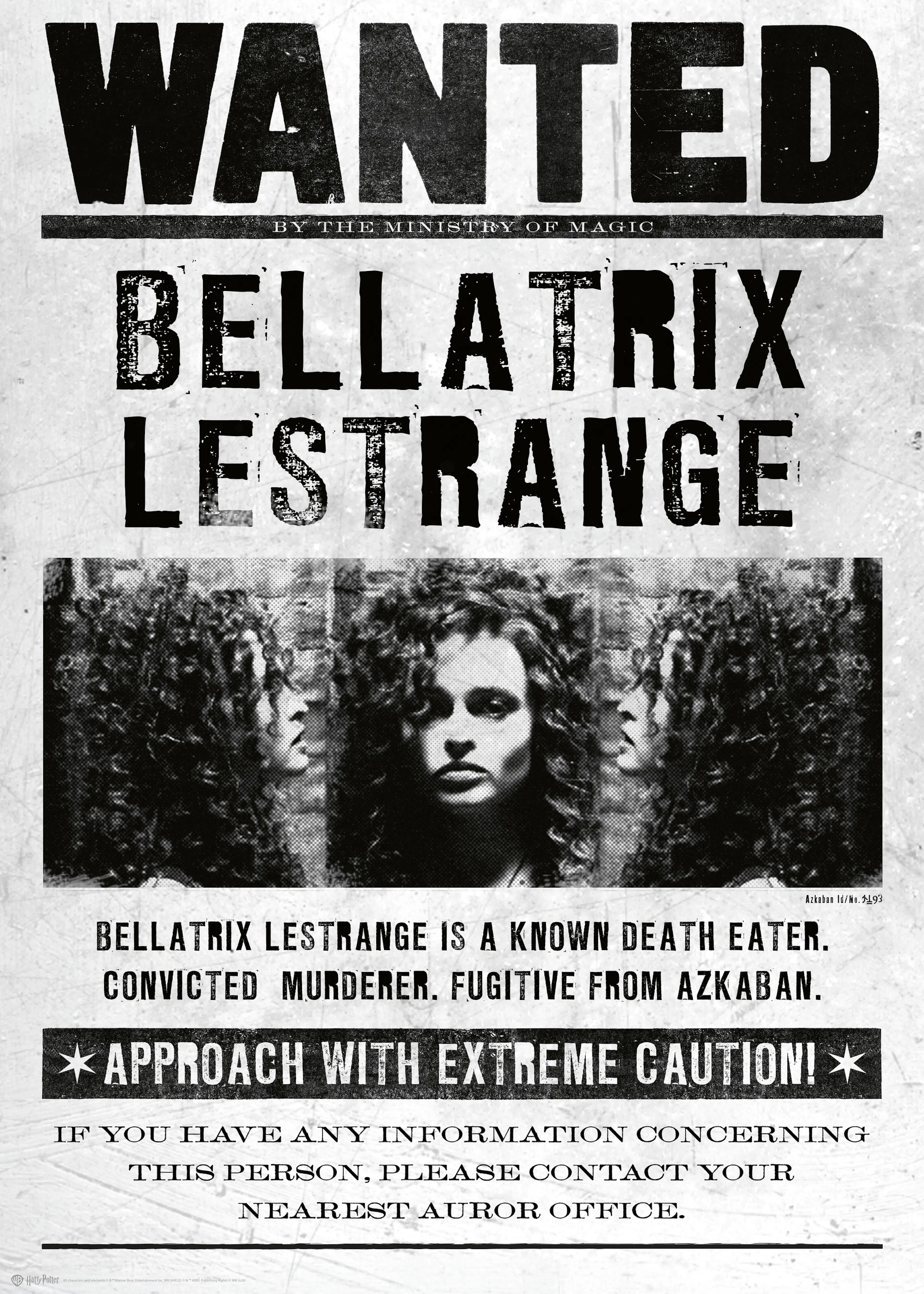 Harry Potter™ - Wanted Bellatrix Lestrange Poster 0