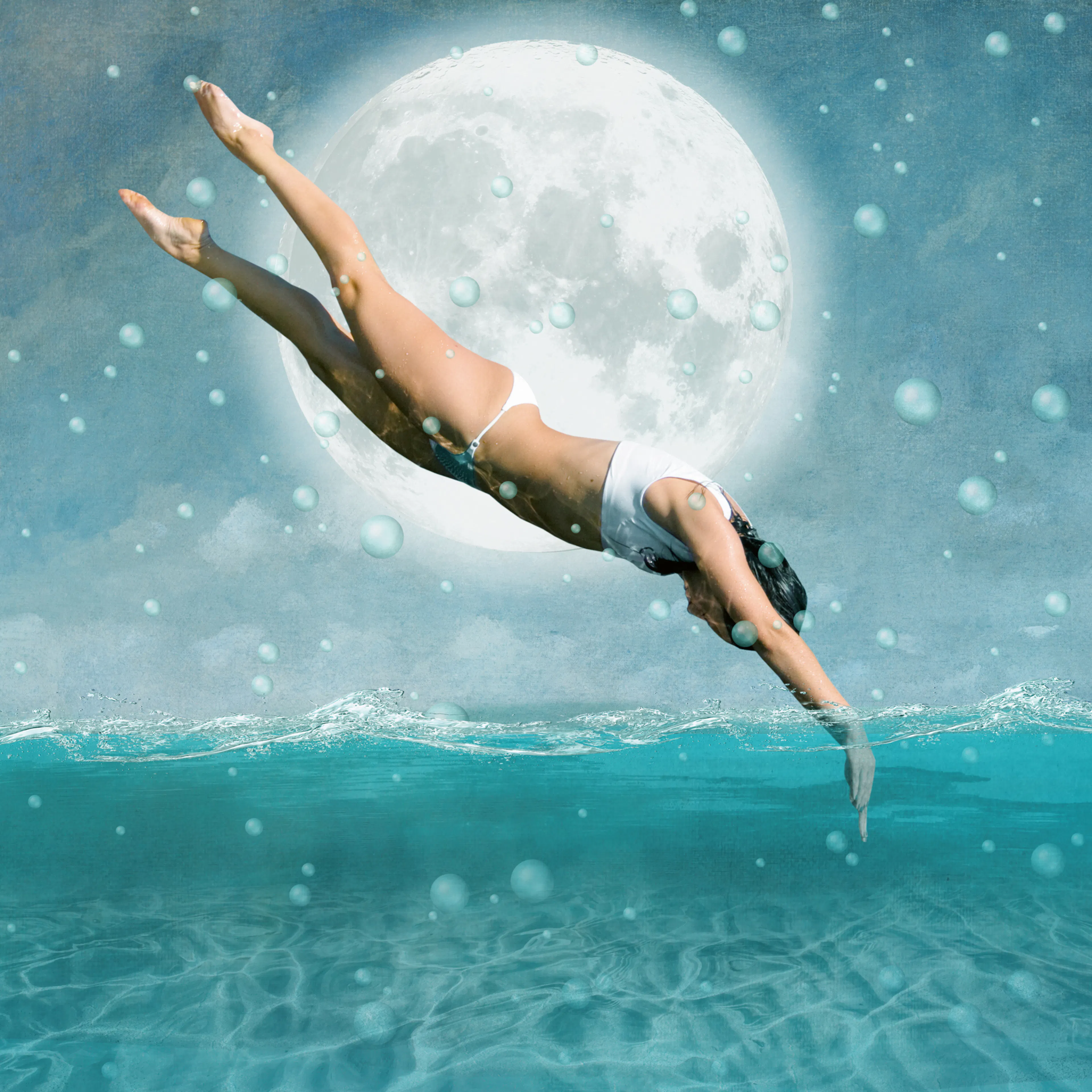 Plongée au Clair de Lune Poster 0