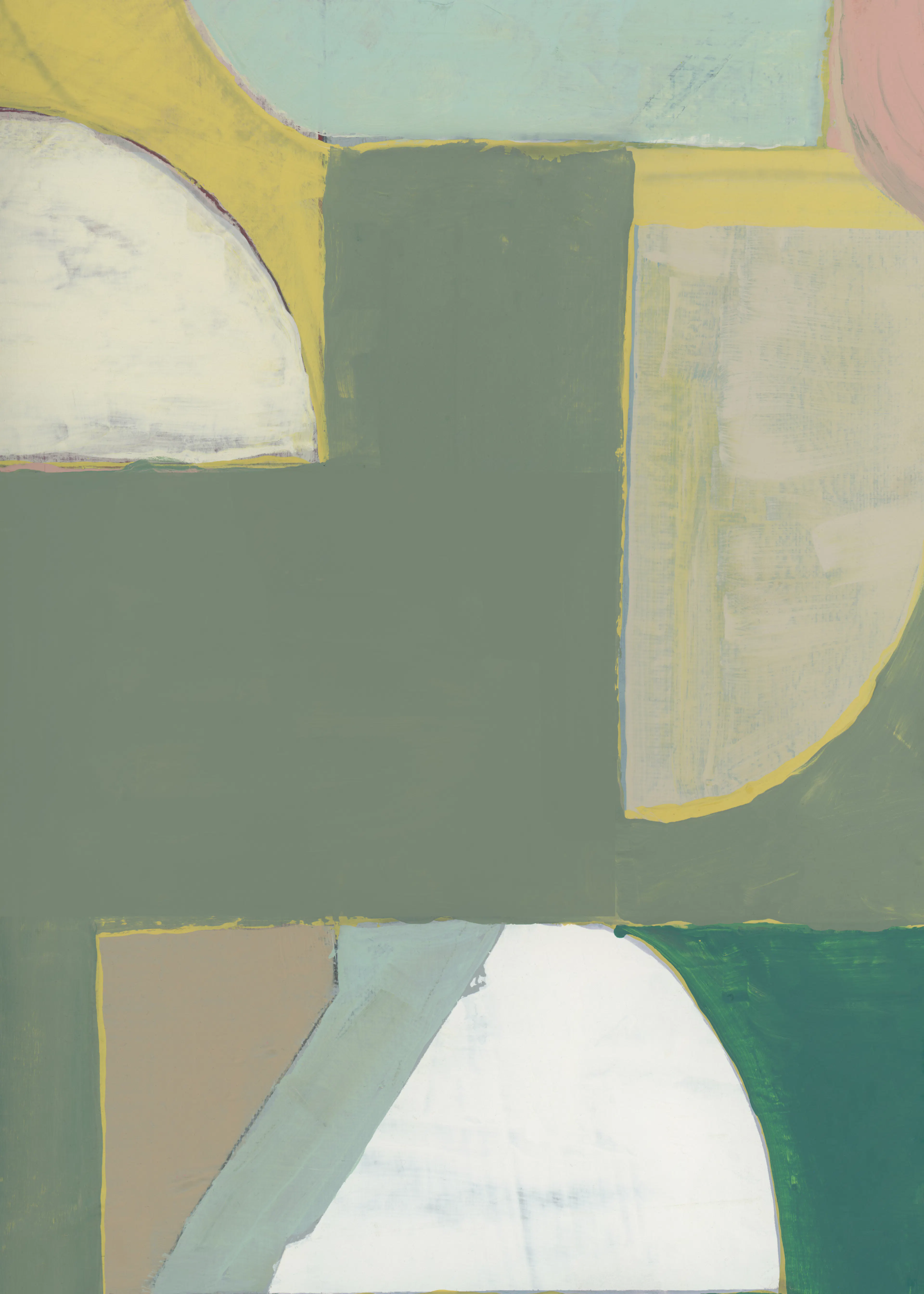 Green Abstract Harmony Poster 0