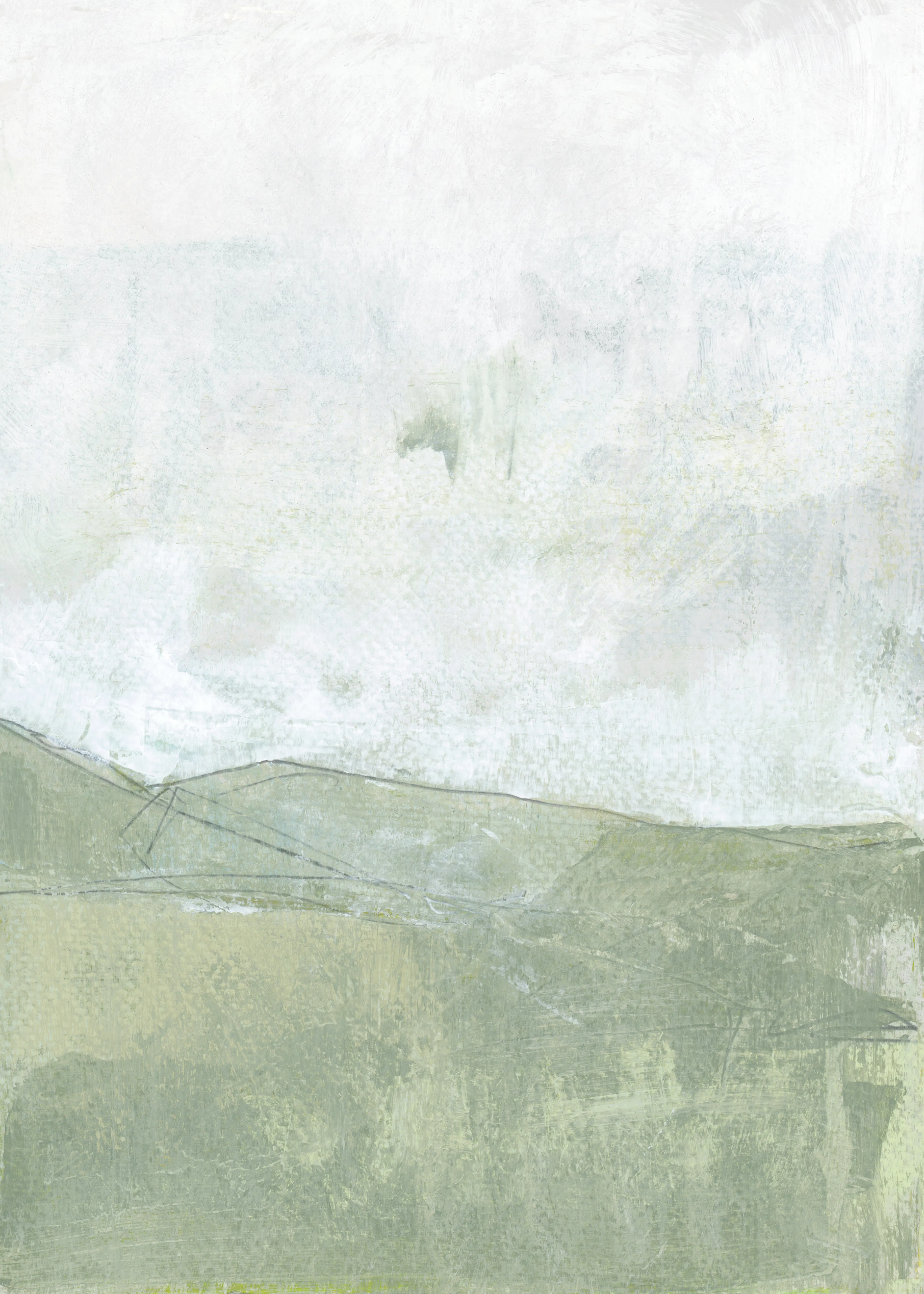 Paysage Vert Serein Poster 0