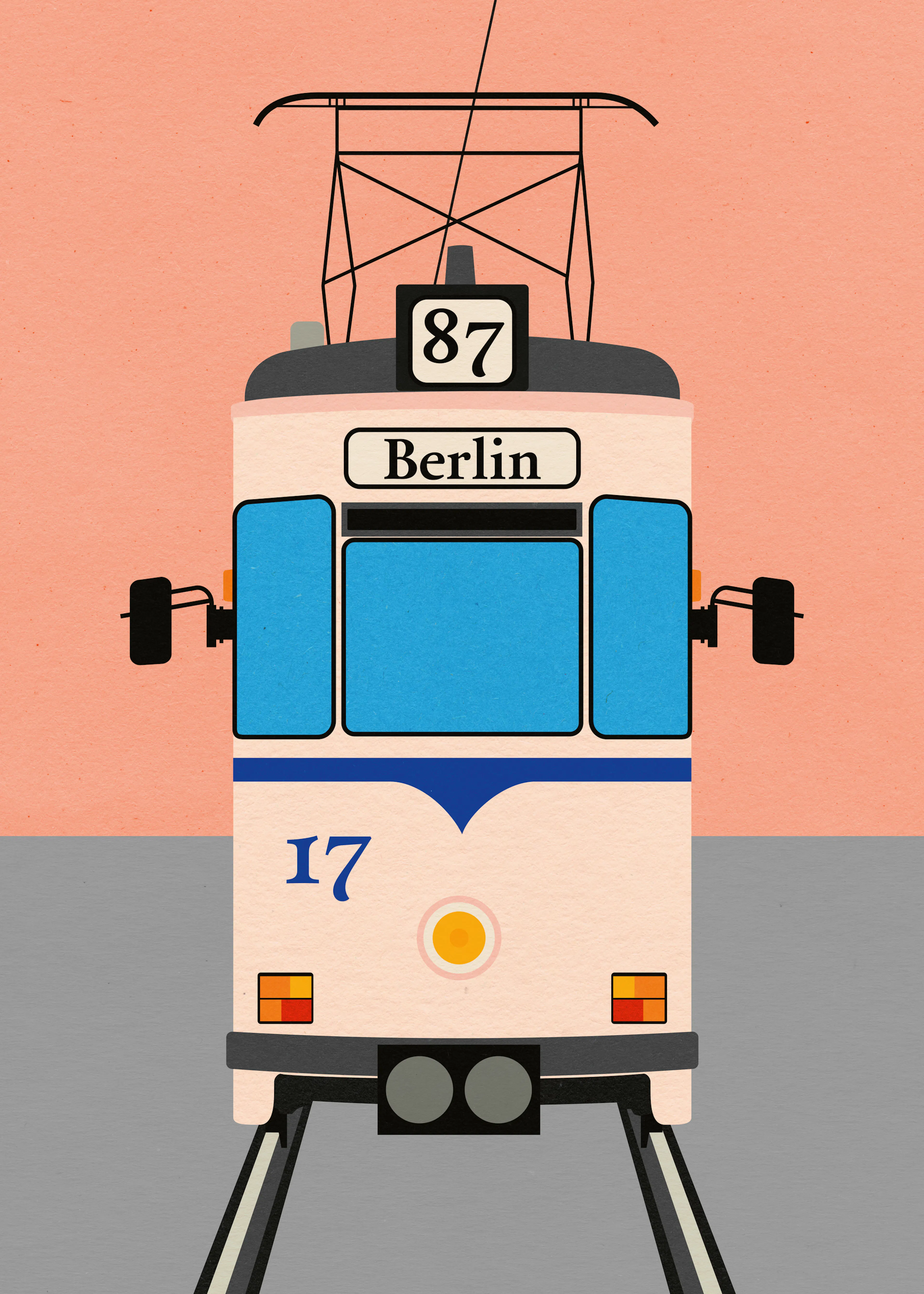 Tram de Berlin Poster 0