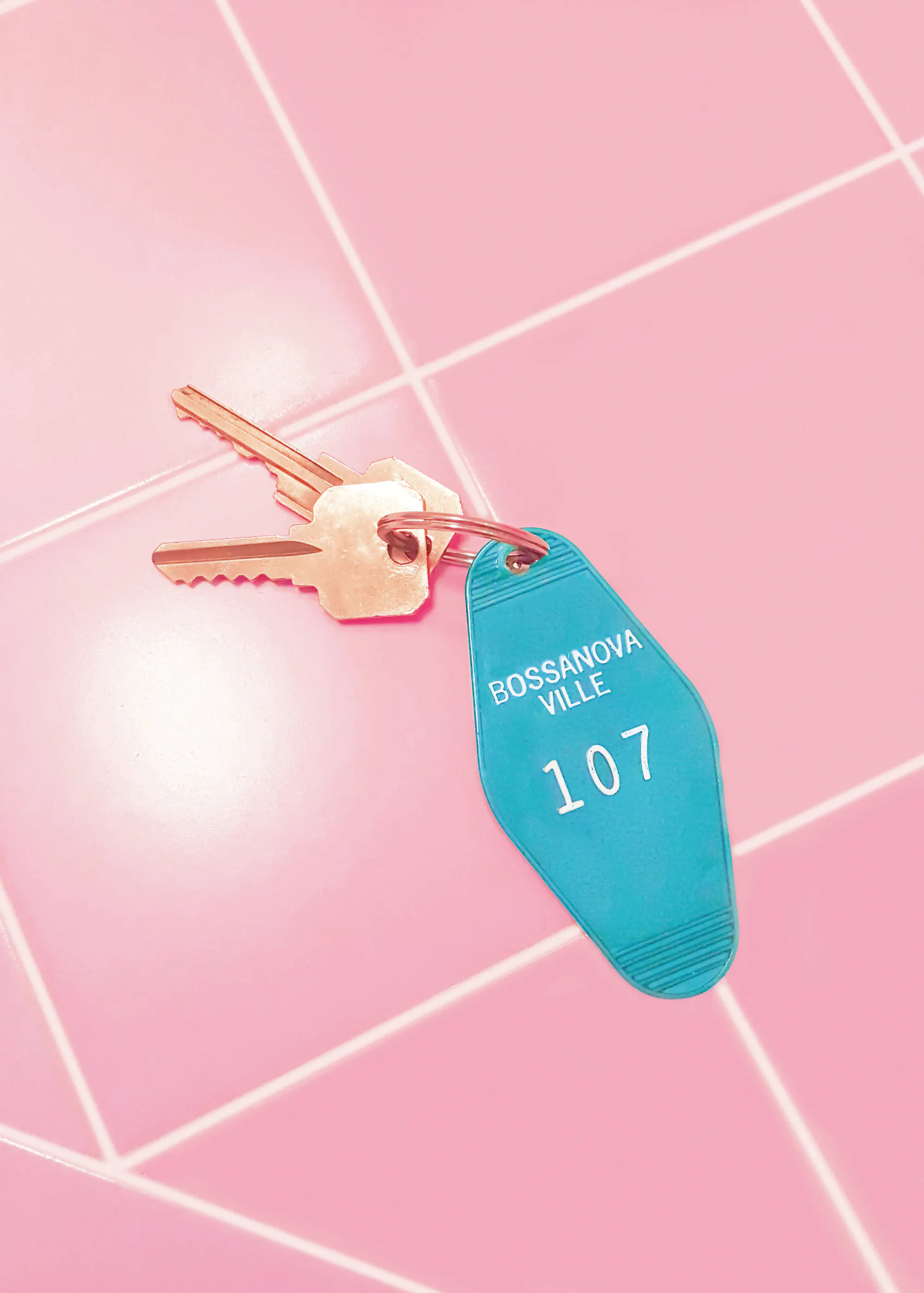 Vintage Motel Keychain Poster 0