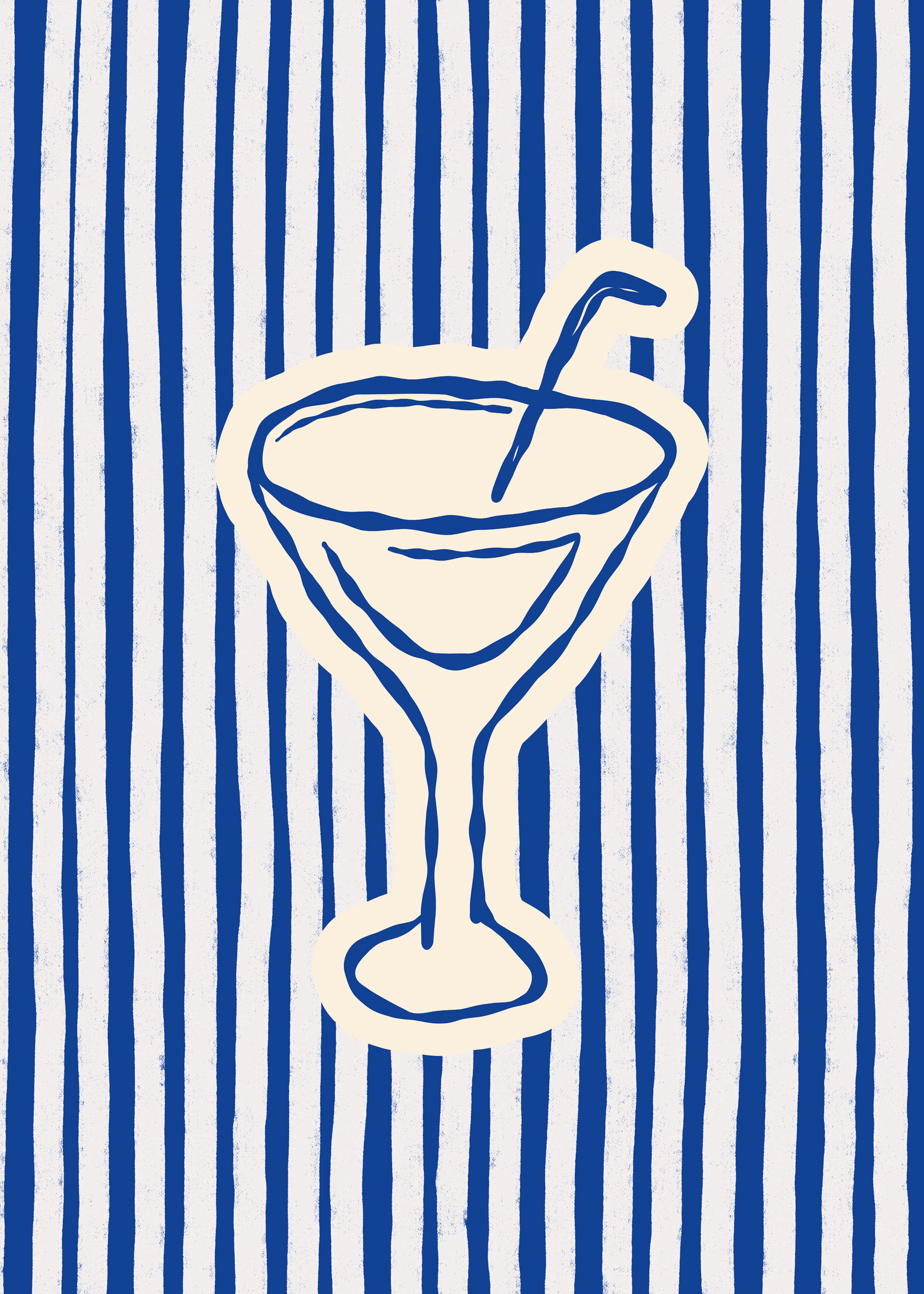 Blue Cocktail Poster 0