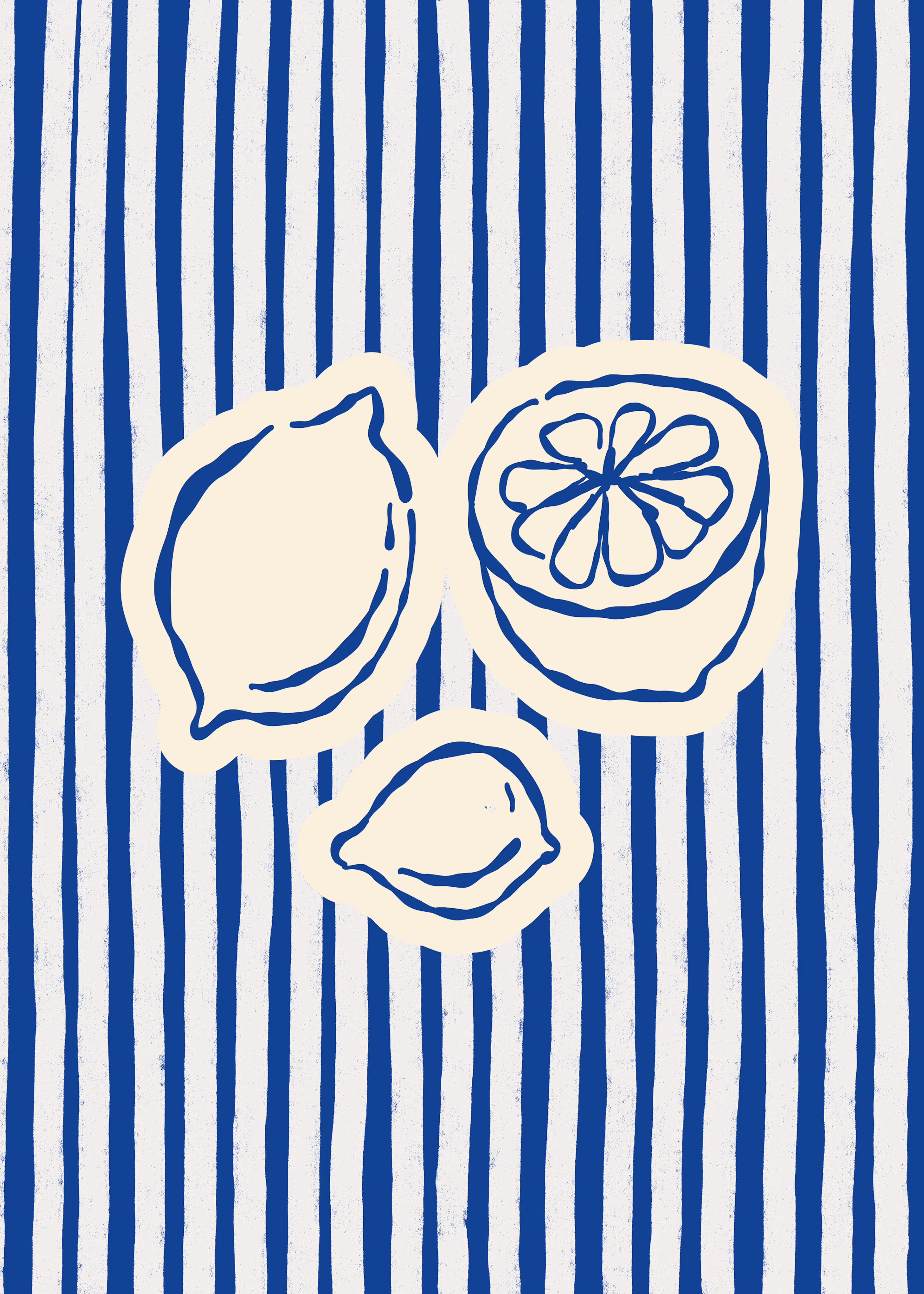 Lemon Stripes Poster 0