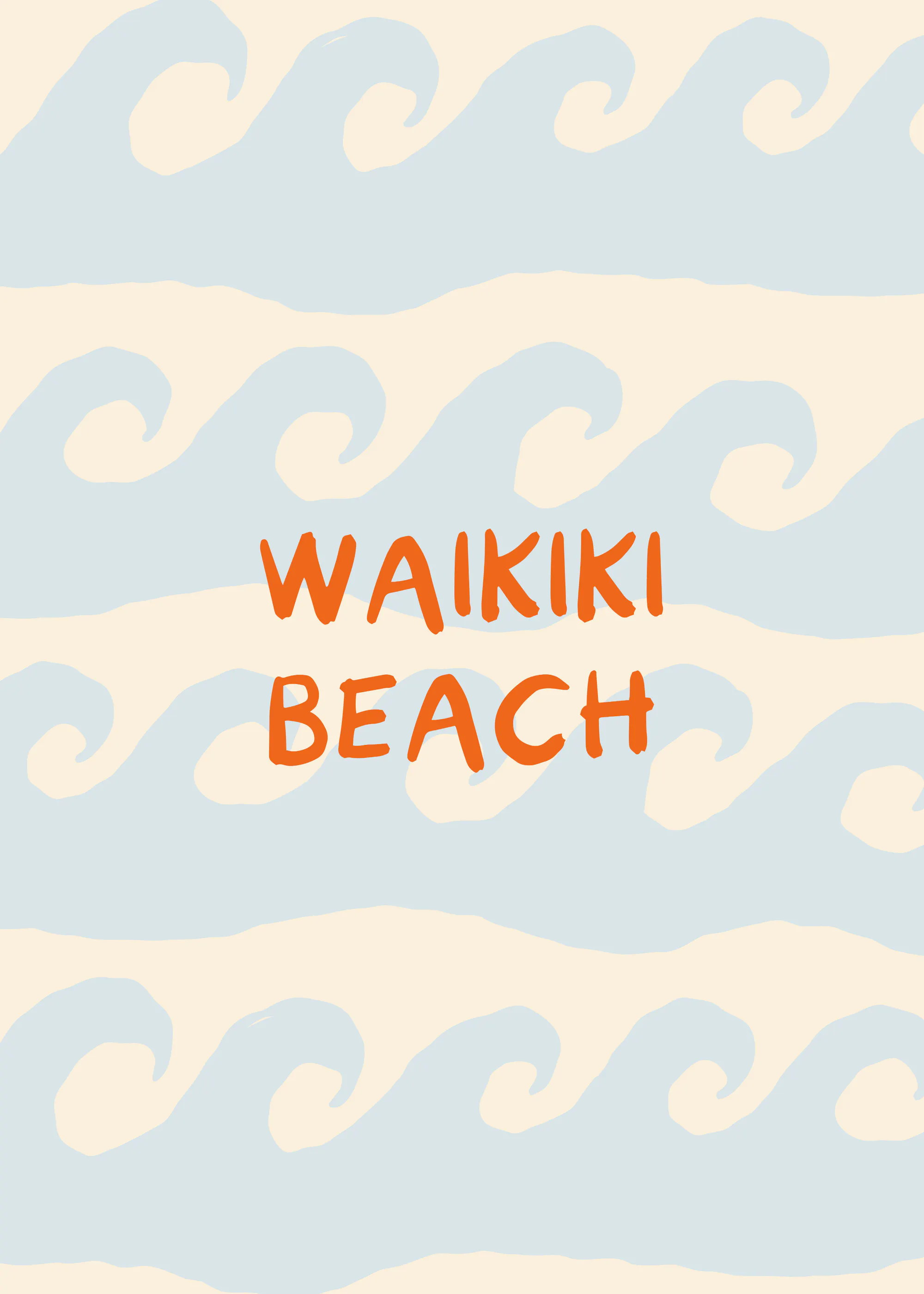 Waikiki Vibes Poster 0
