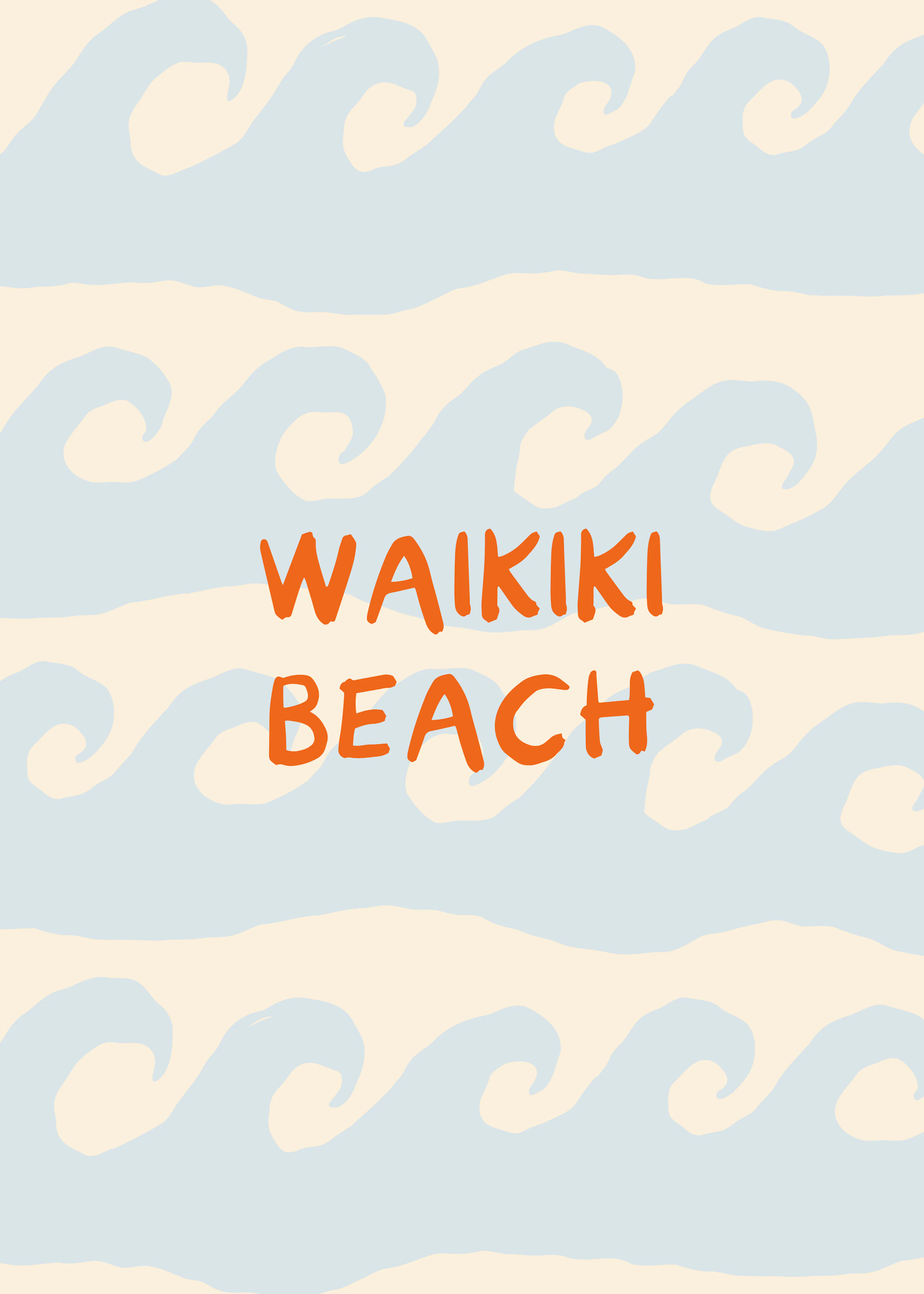 Waikiki Vibes Poster 0