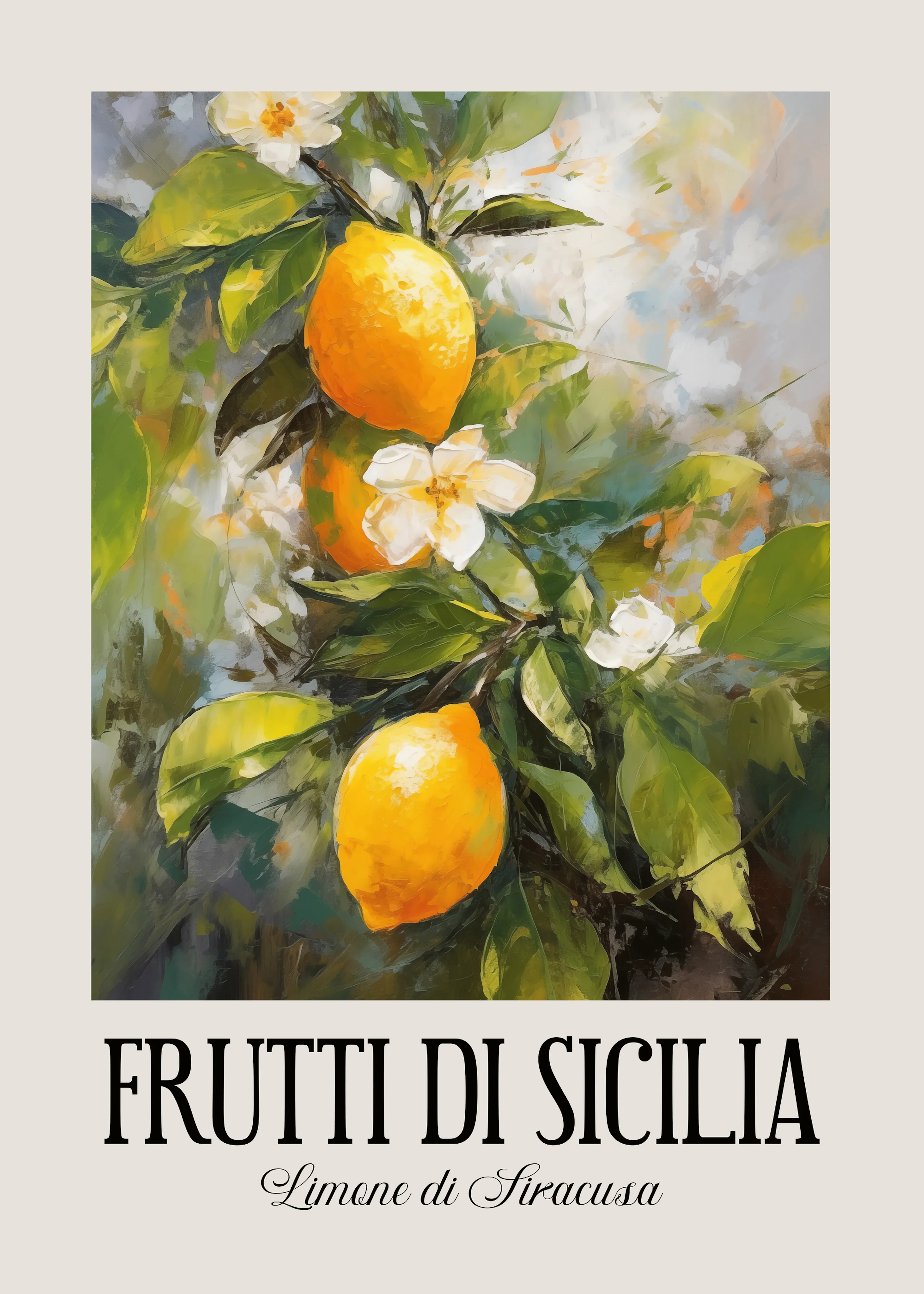 Sicilian Lemons Poster 0