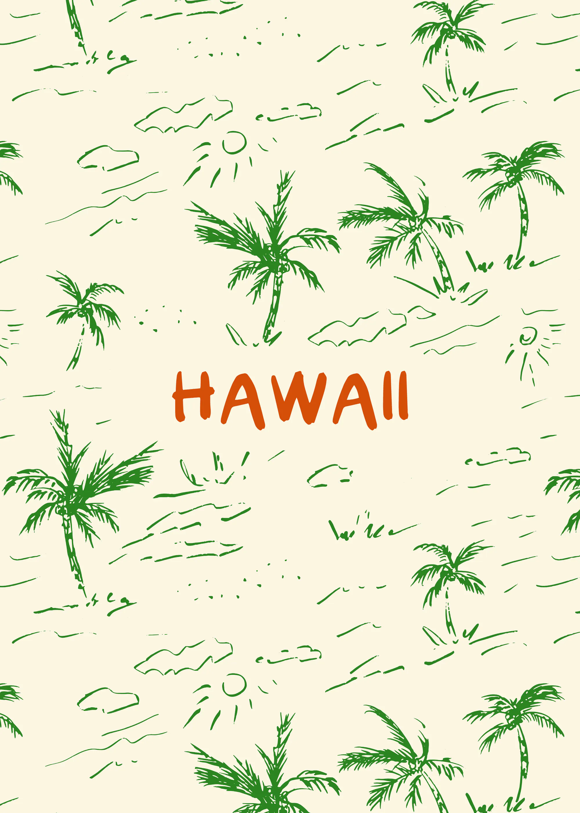 Hawaii Vibes Poster 0