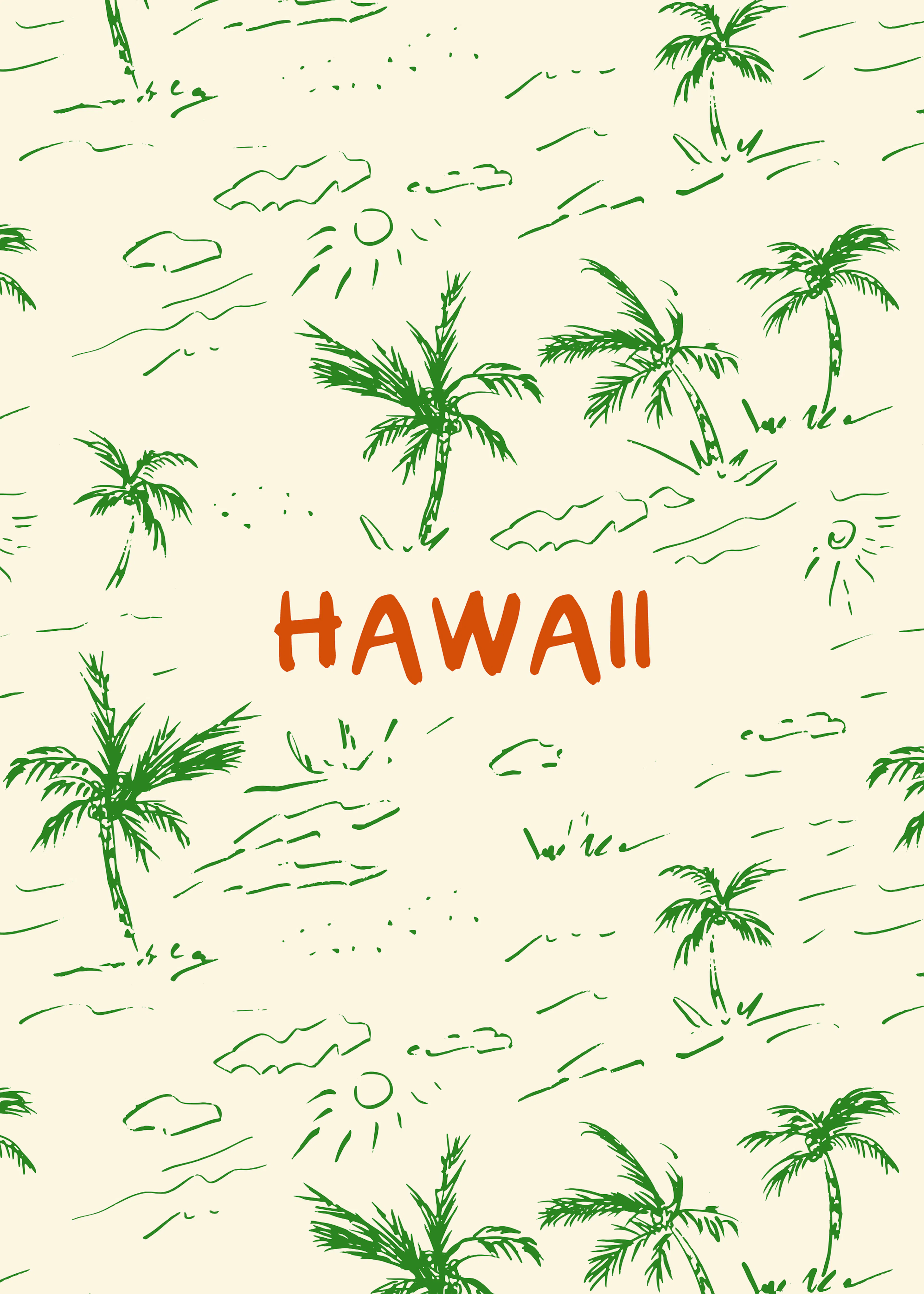 Hawaii Vibes Poster 0