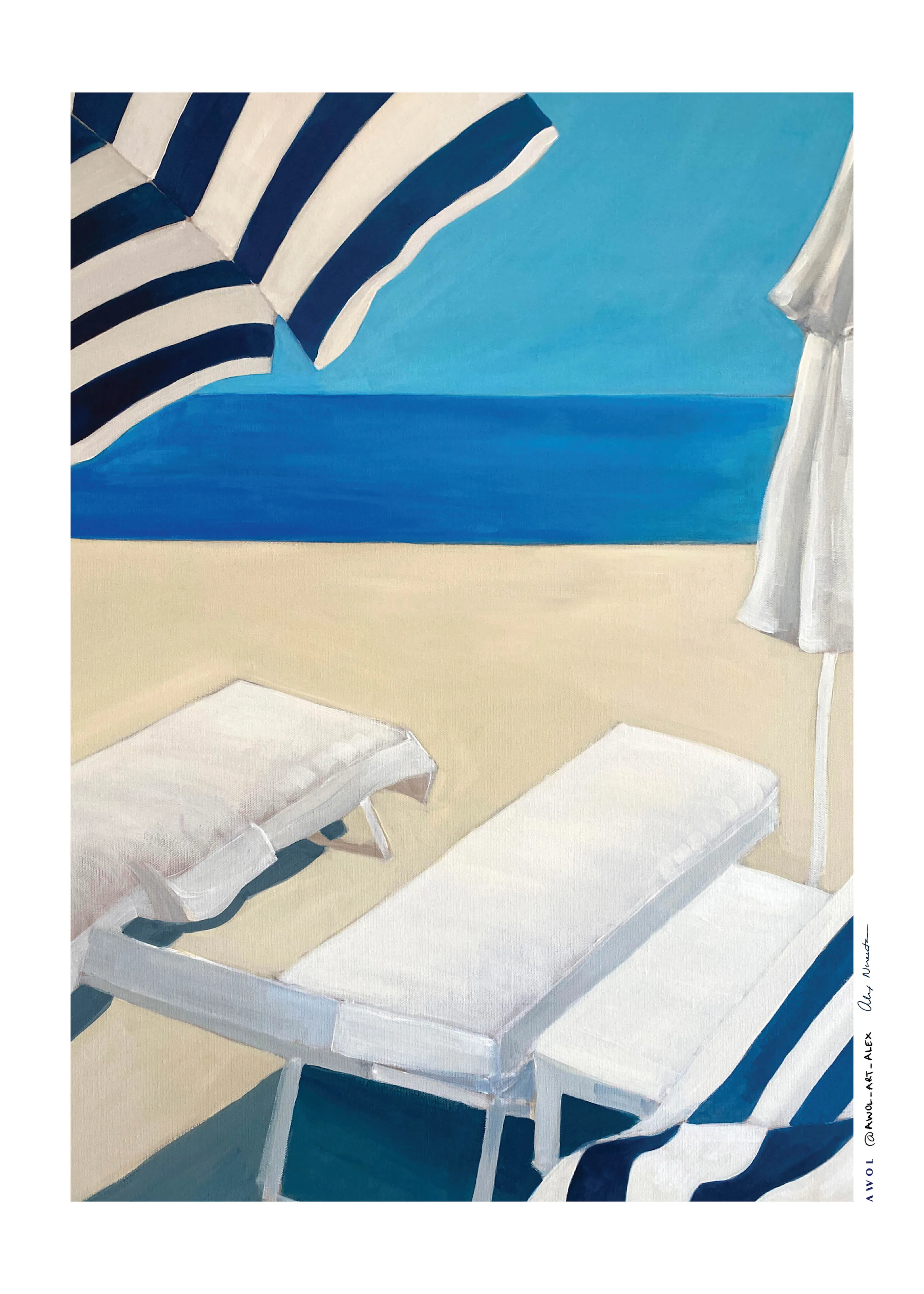 Évasion à la Plage Poster 0