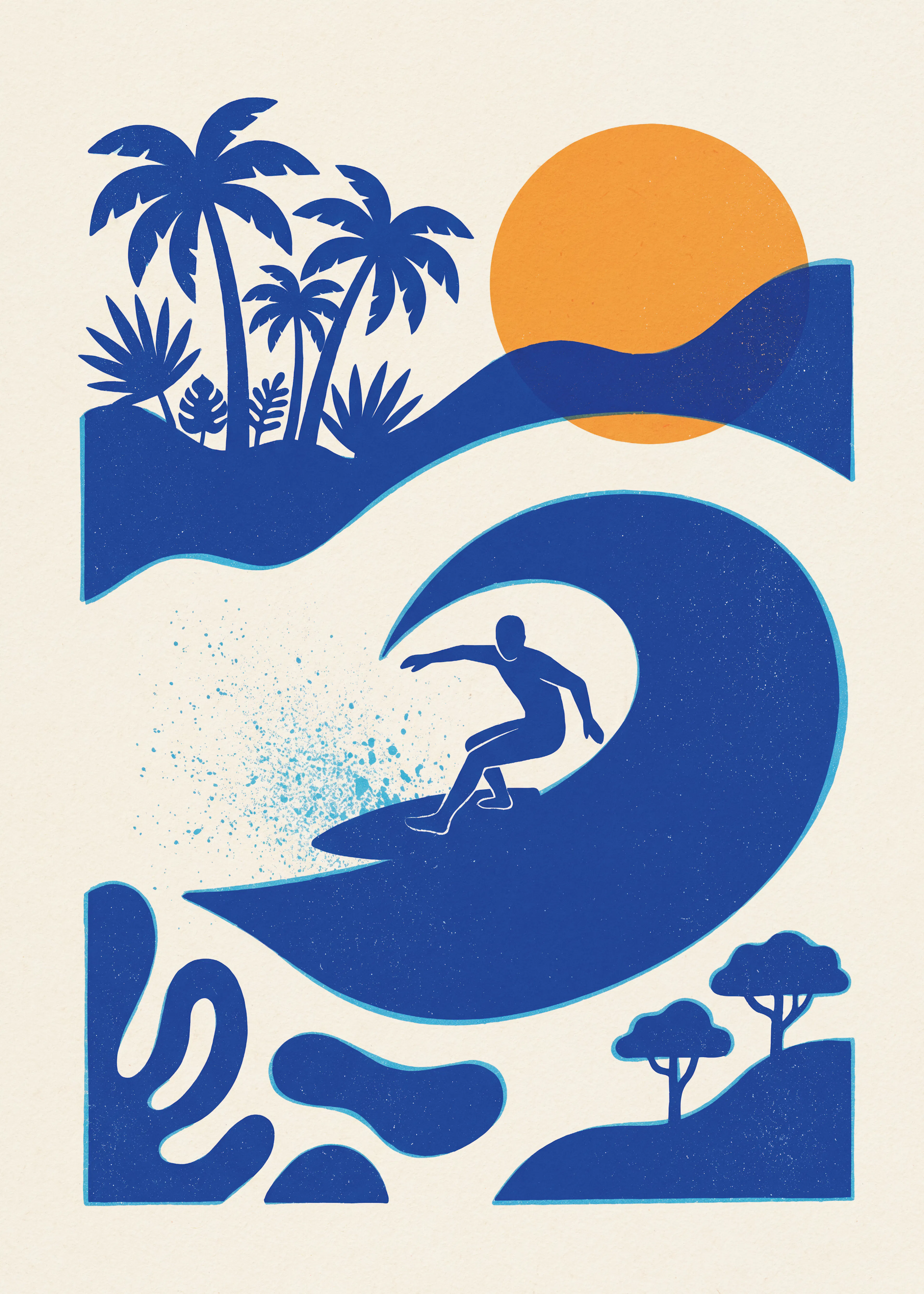 Surfer Vibes Poster 0