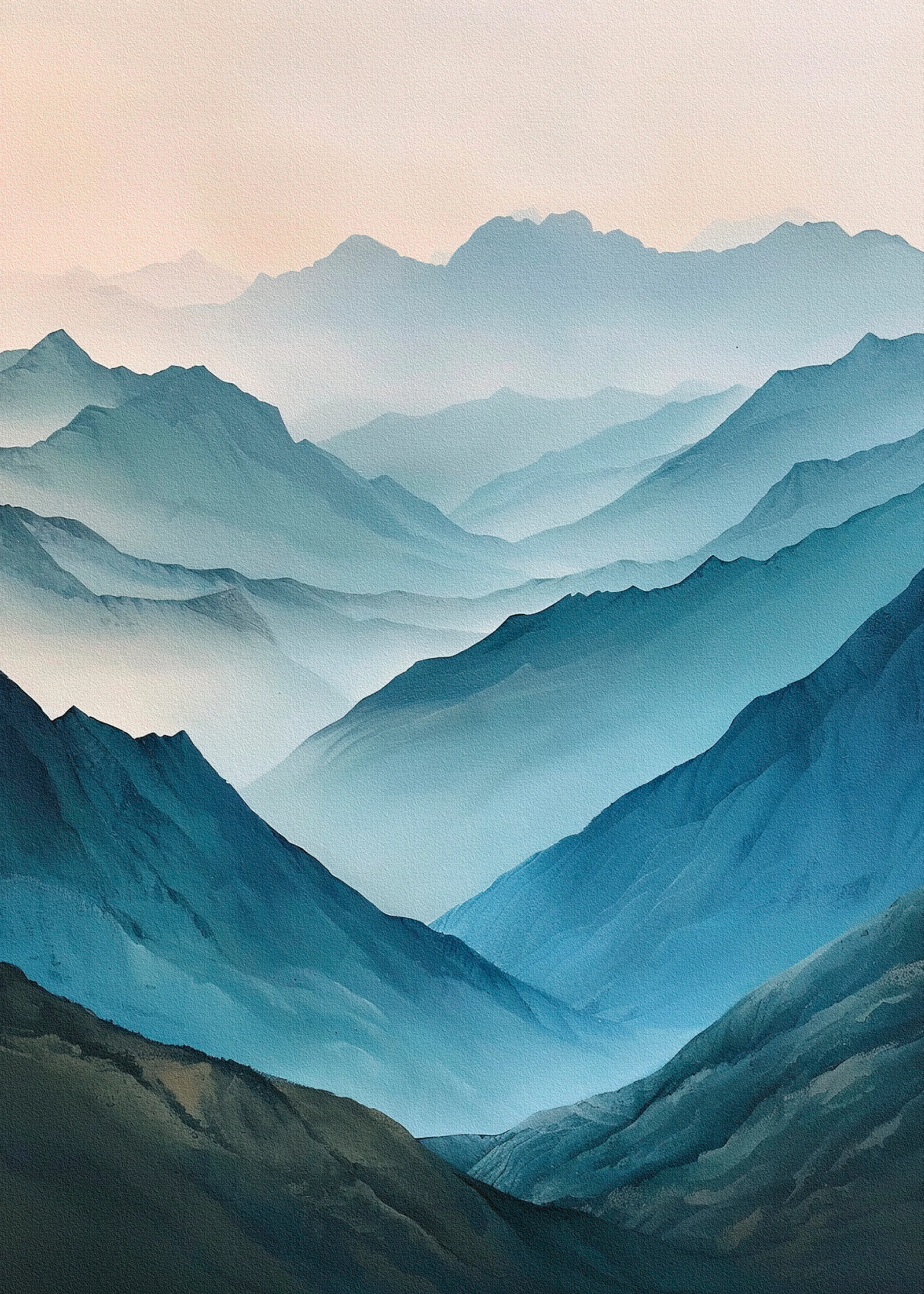 Sérénité des Montagnes Poster 0