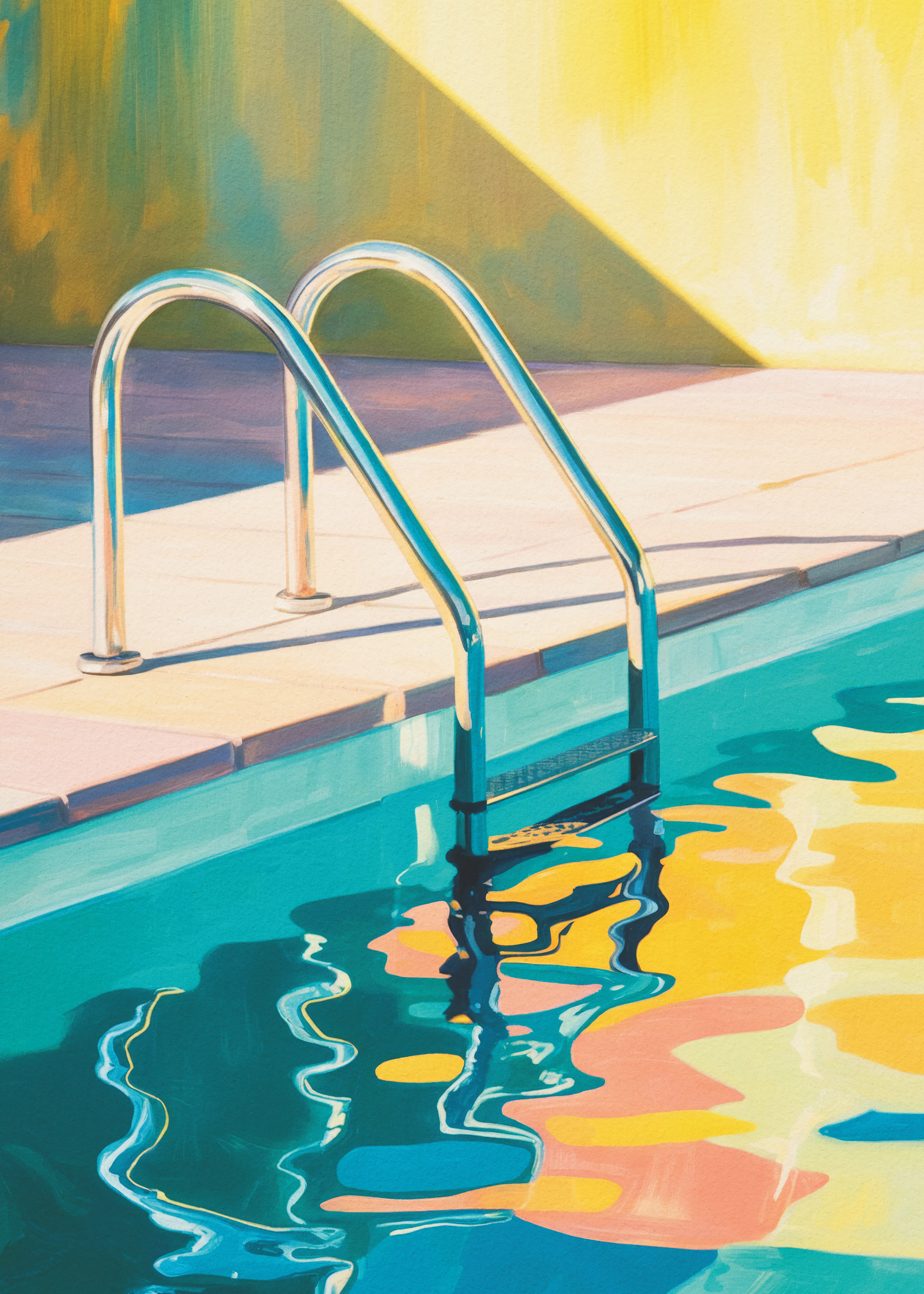 Refreshing Blue Summer Vibes Poster 0