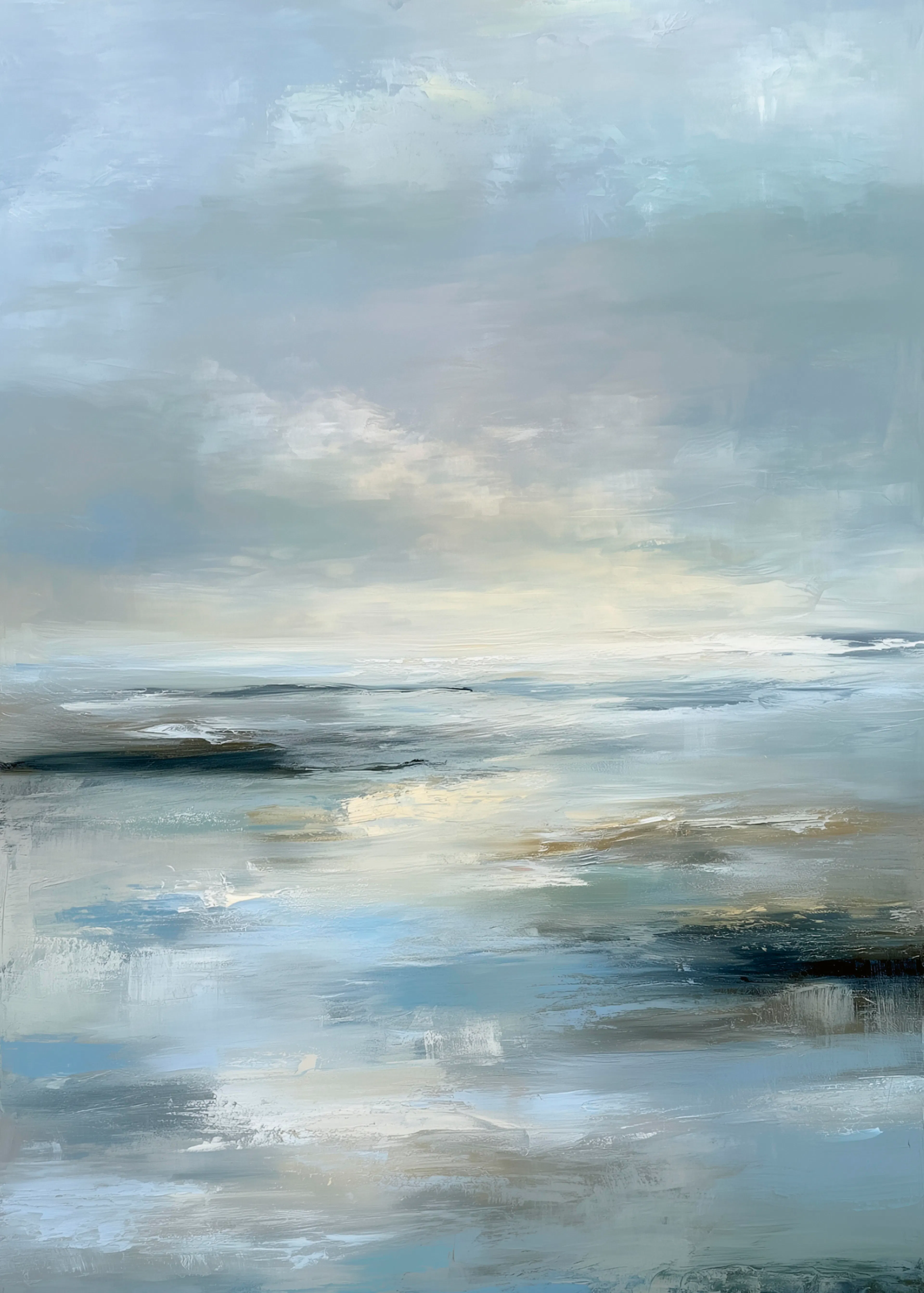 Horizon Bleu Serein Poster 0