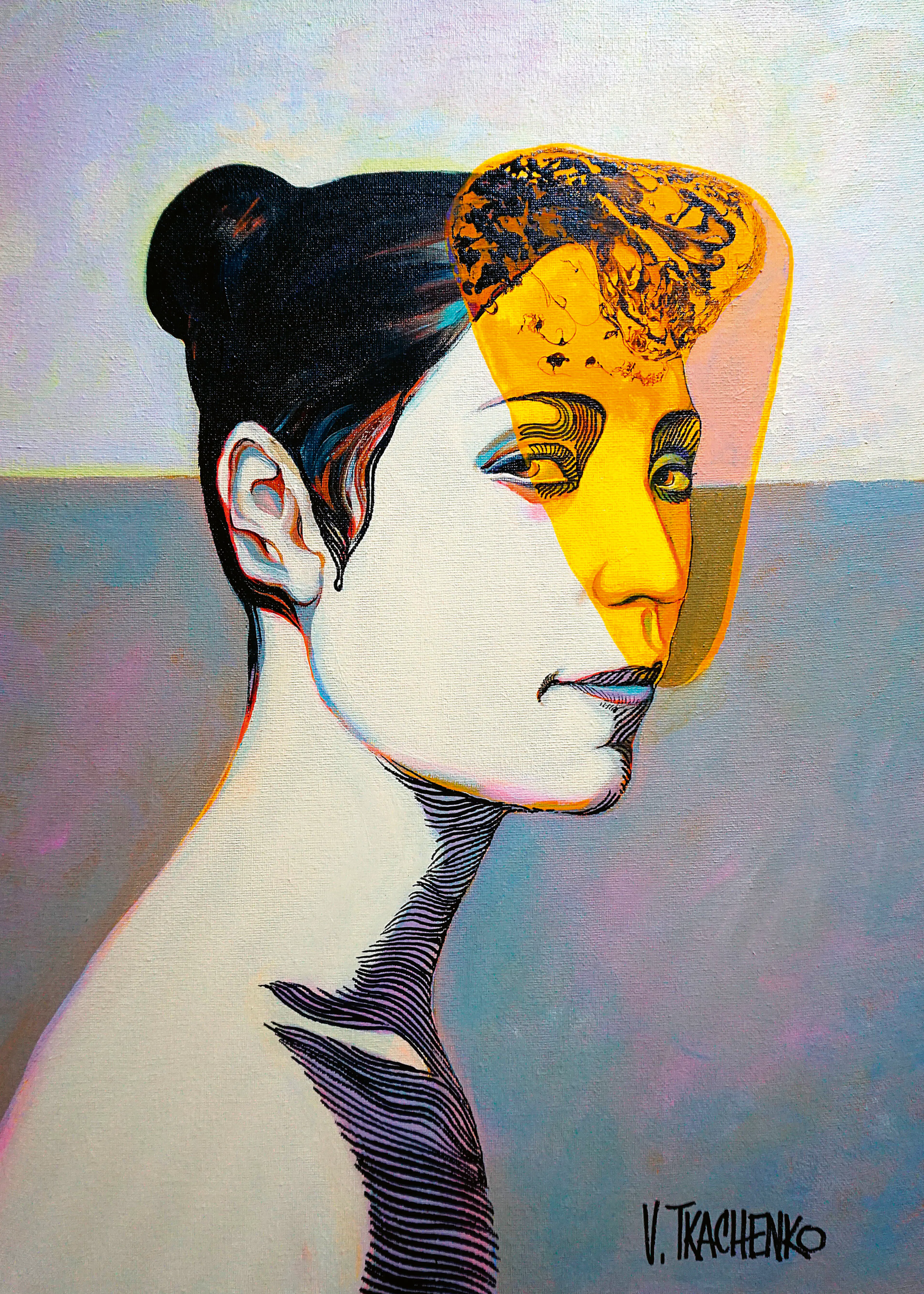 Portrait Abstrait Poster 0