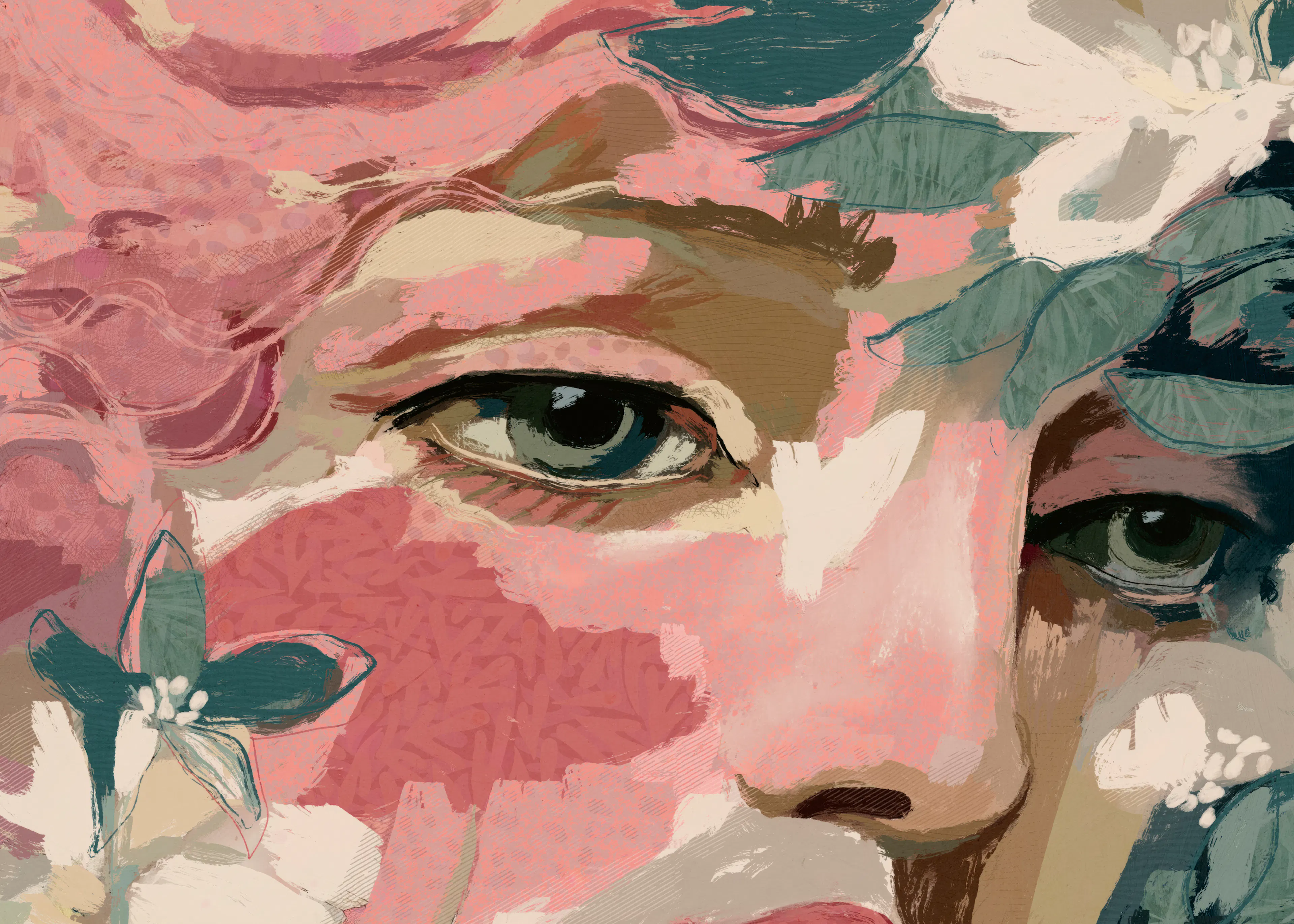 Floral Gaze Poster 0