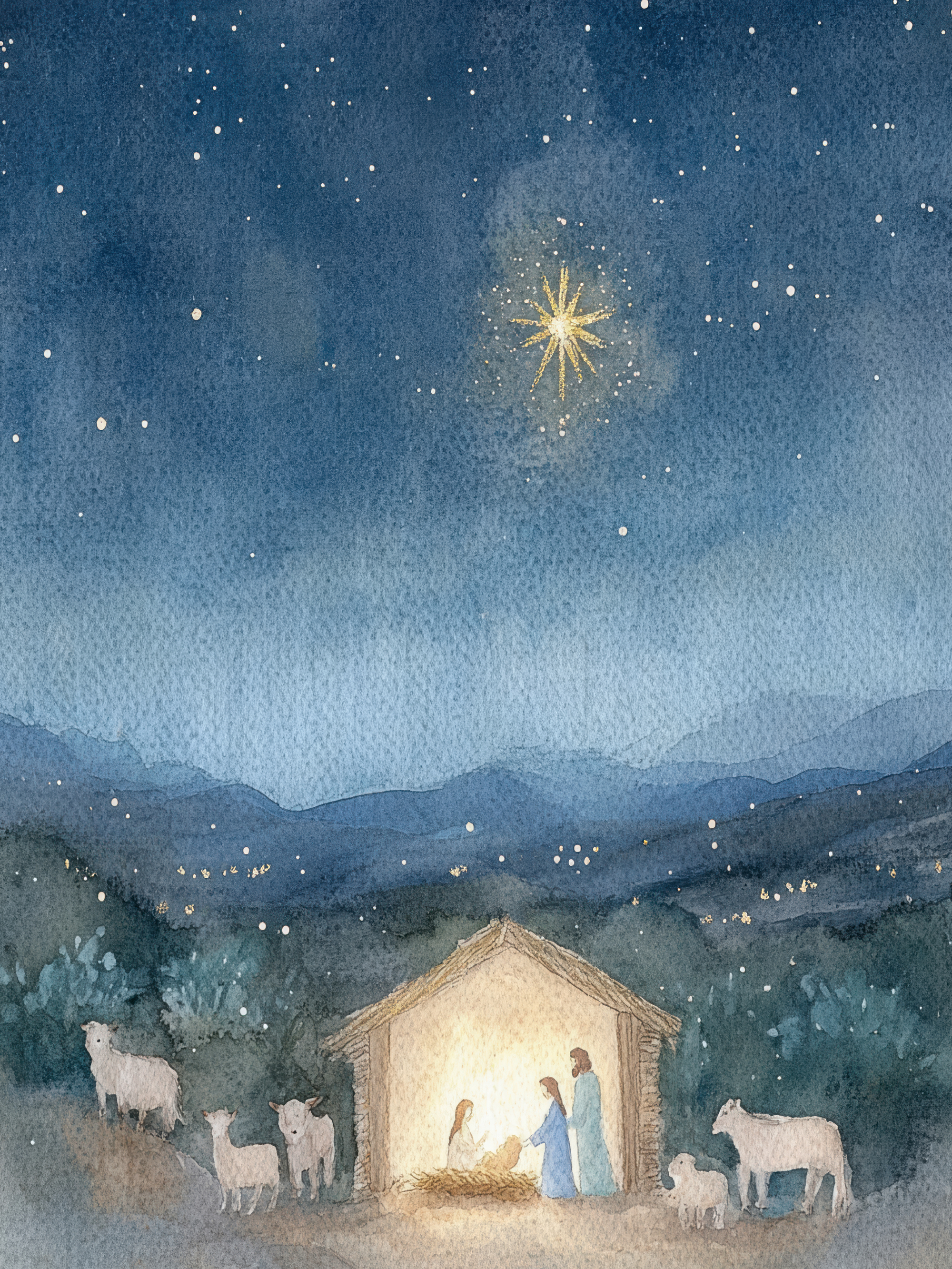 Nativity Scene Poster