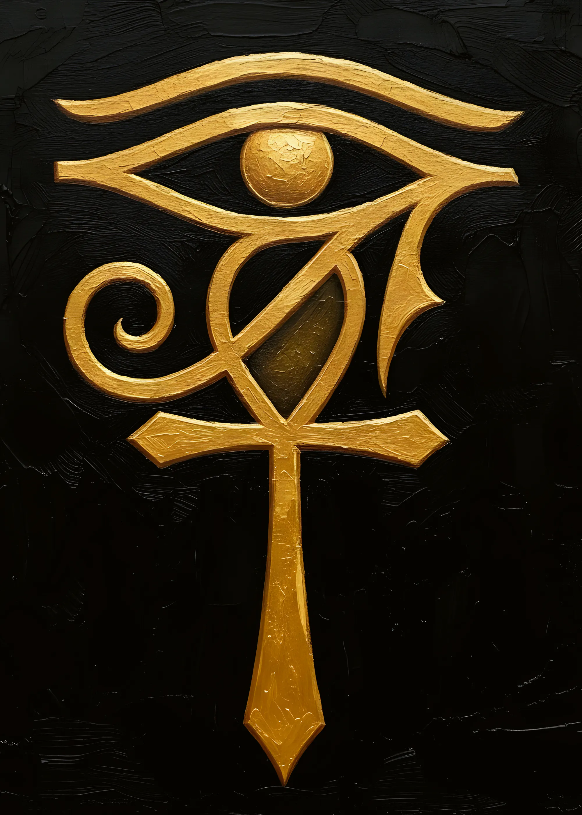 Golden Ankh Poster 0