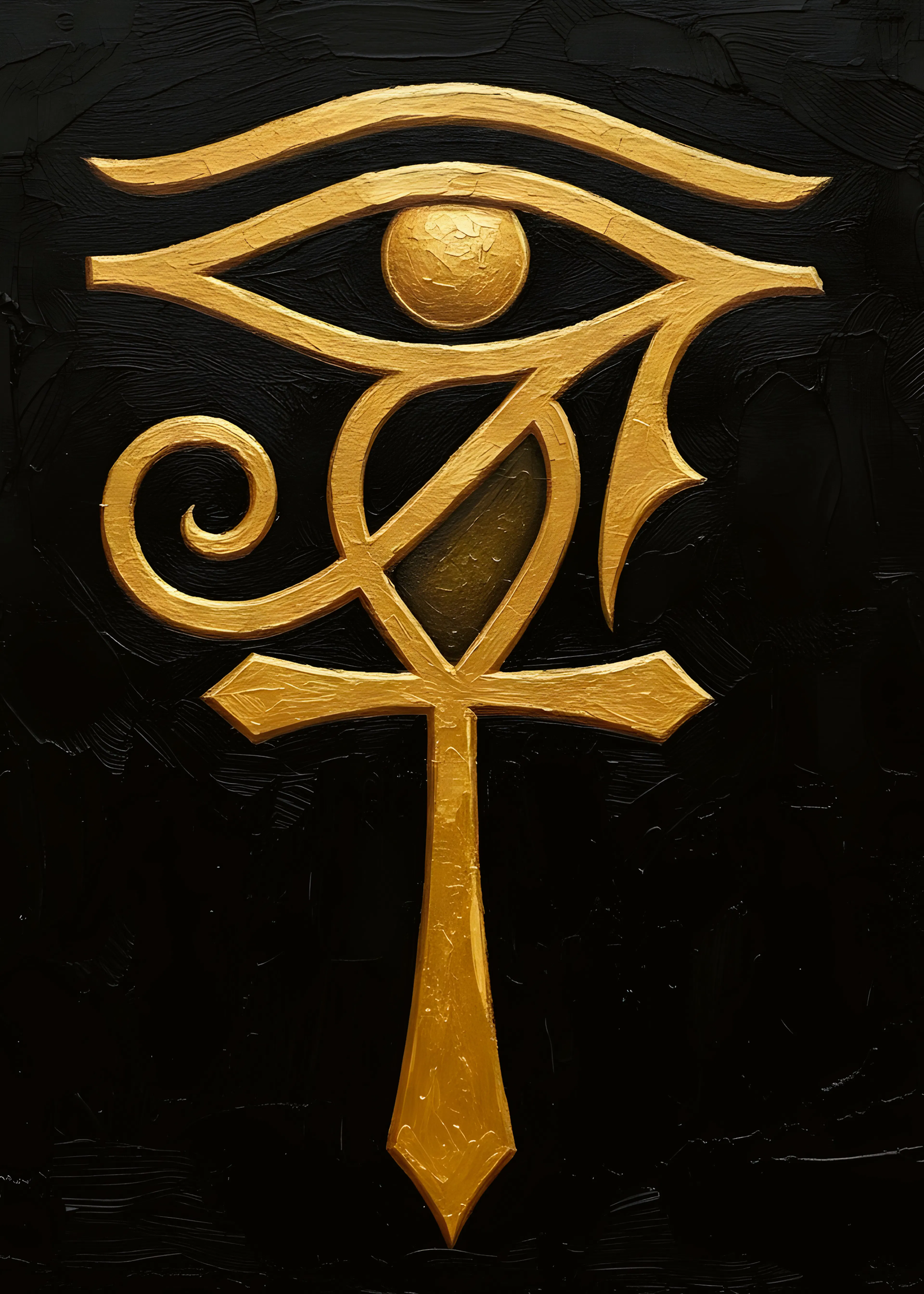 Golden Ankh Poster 0