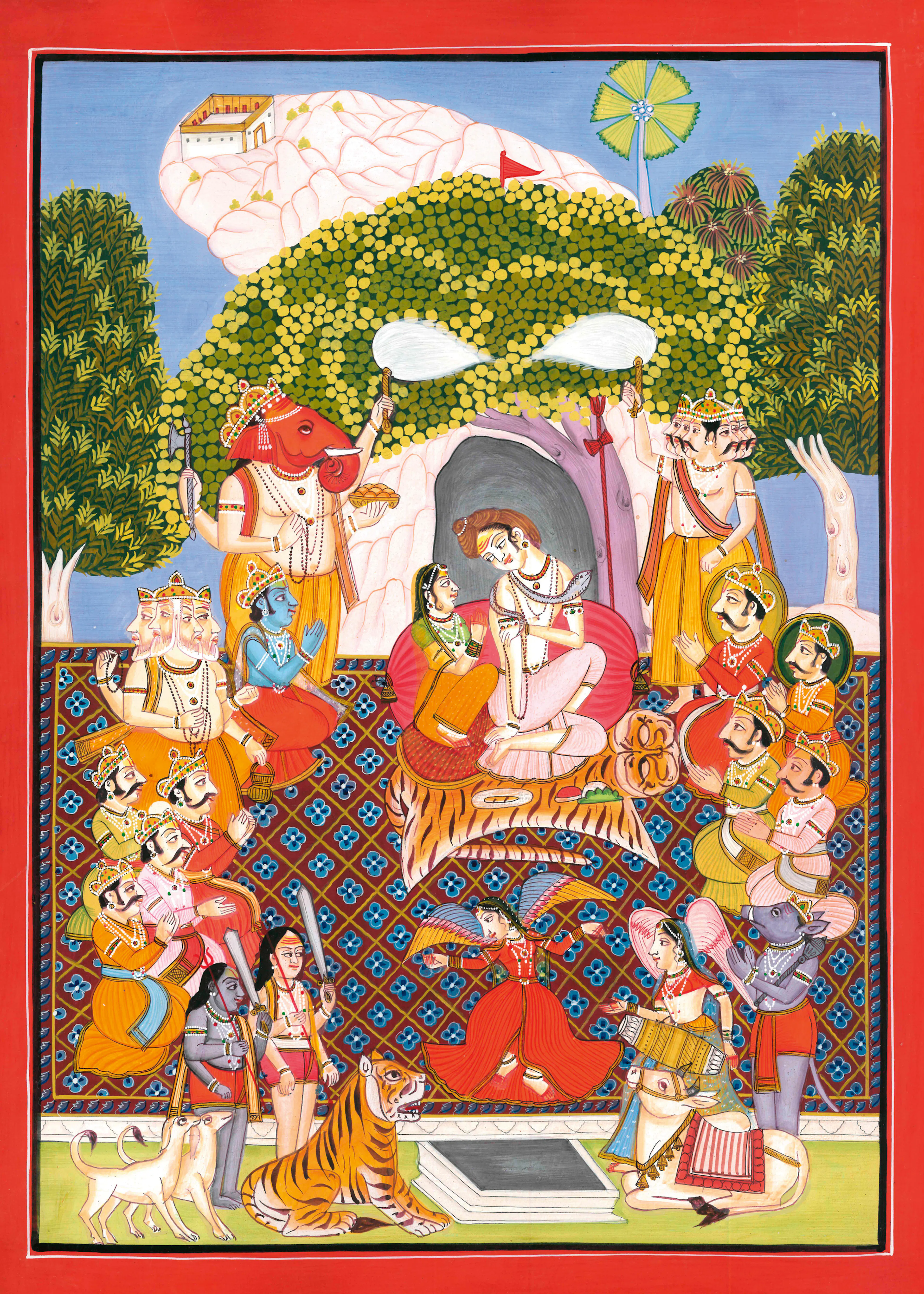 Élégance Royale Indienne Poster 0
