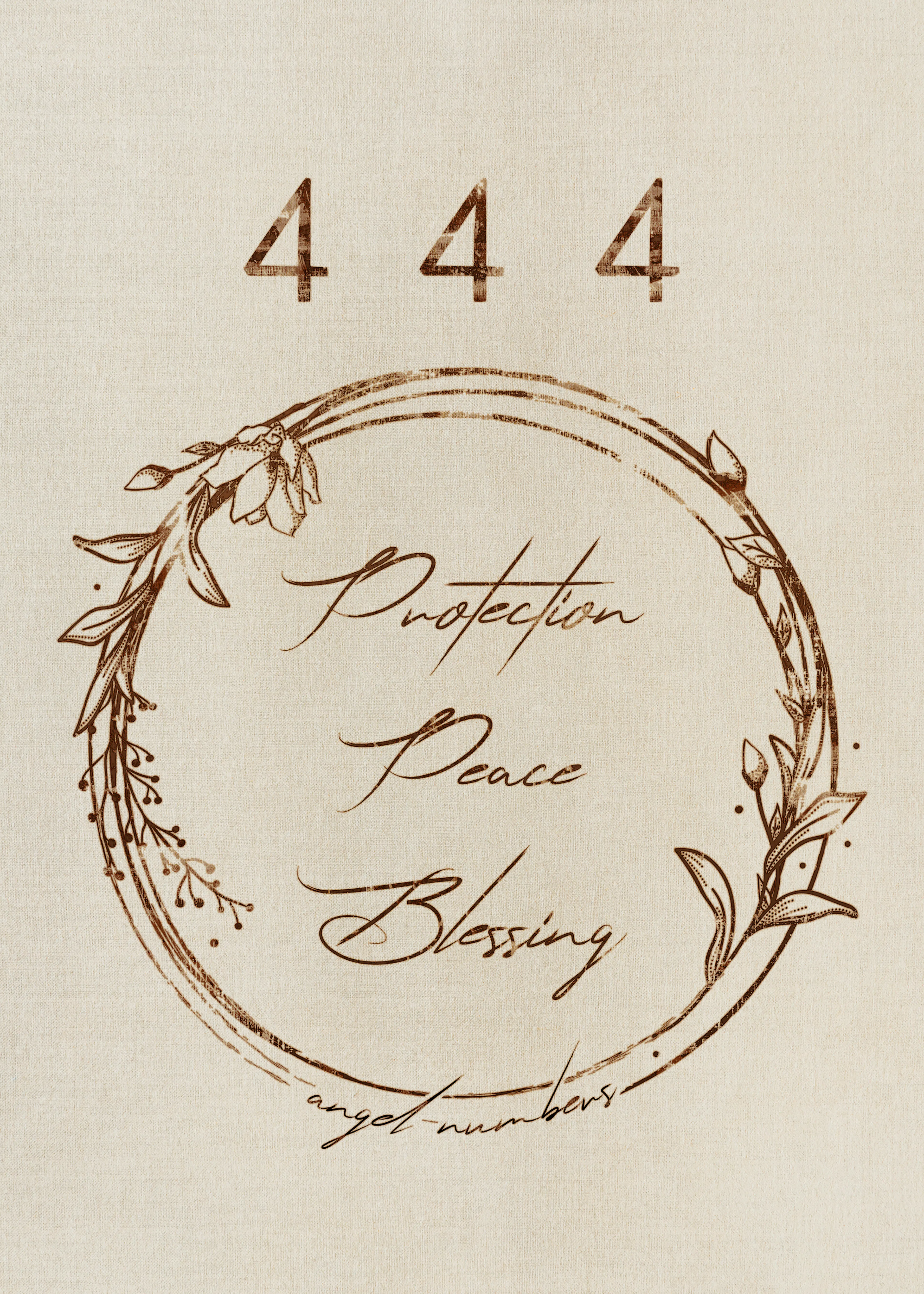 Bénédictions Divines Brun Poster 0