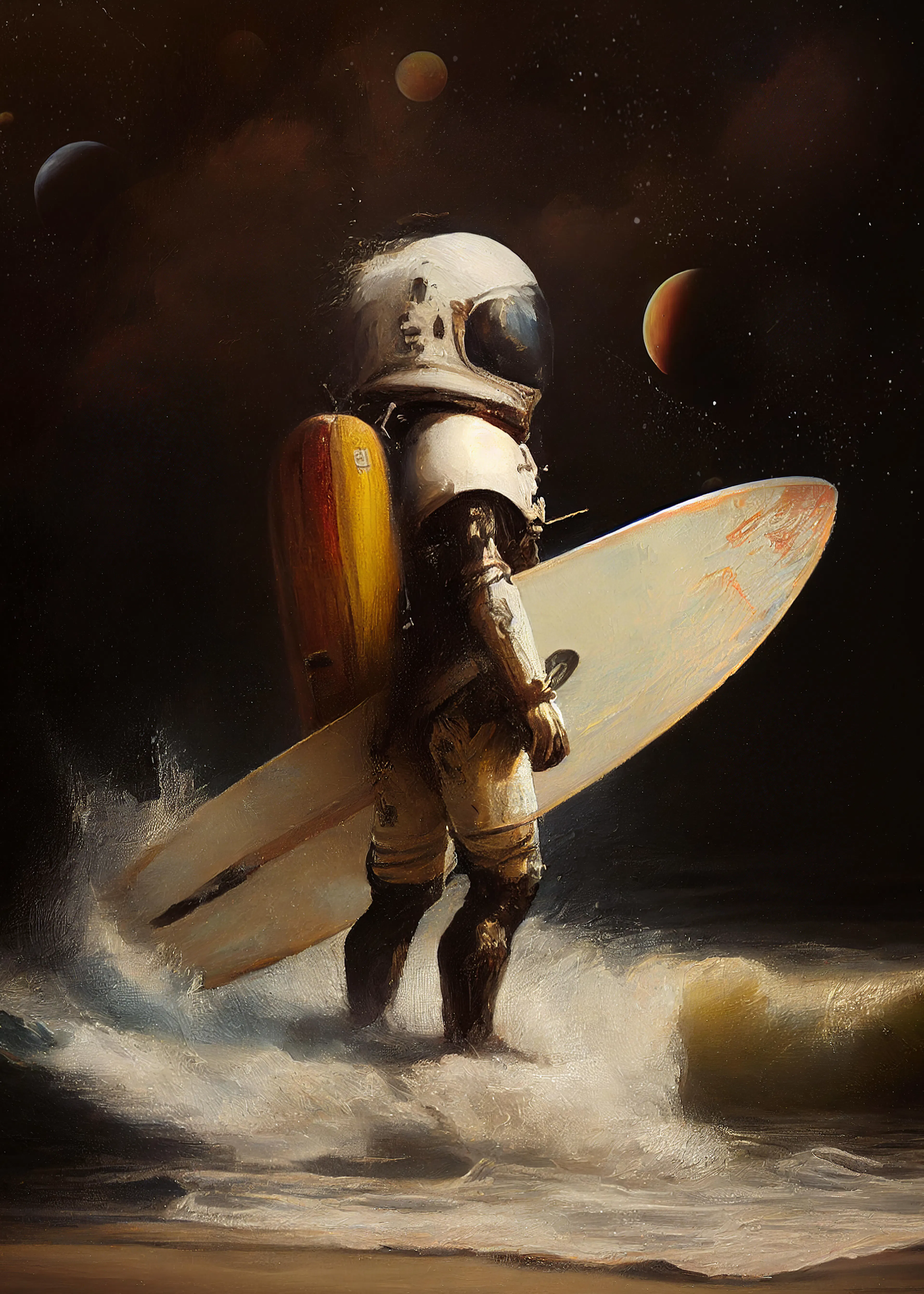 Space Surfer Poster 0