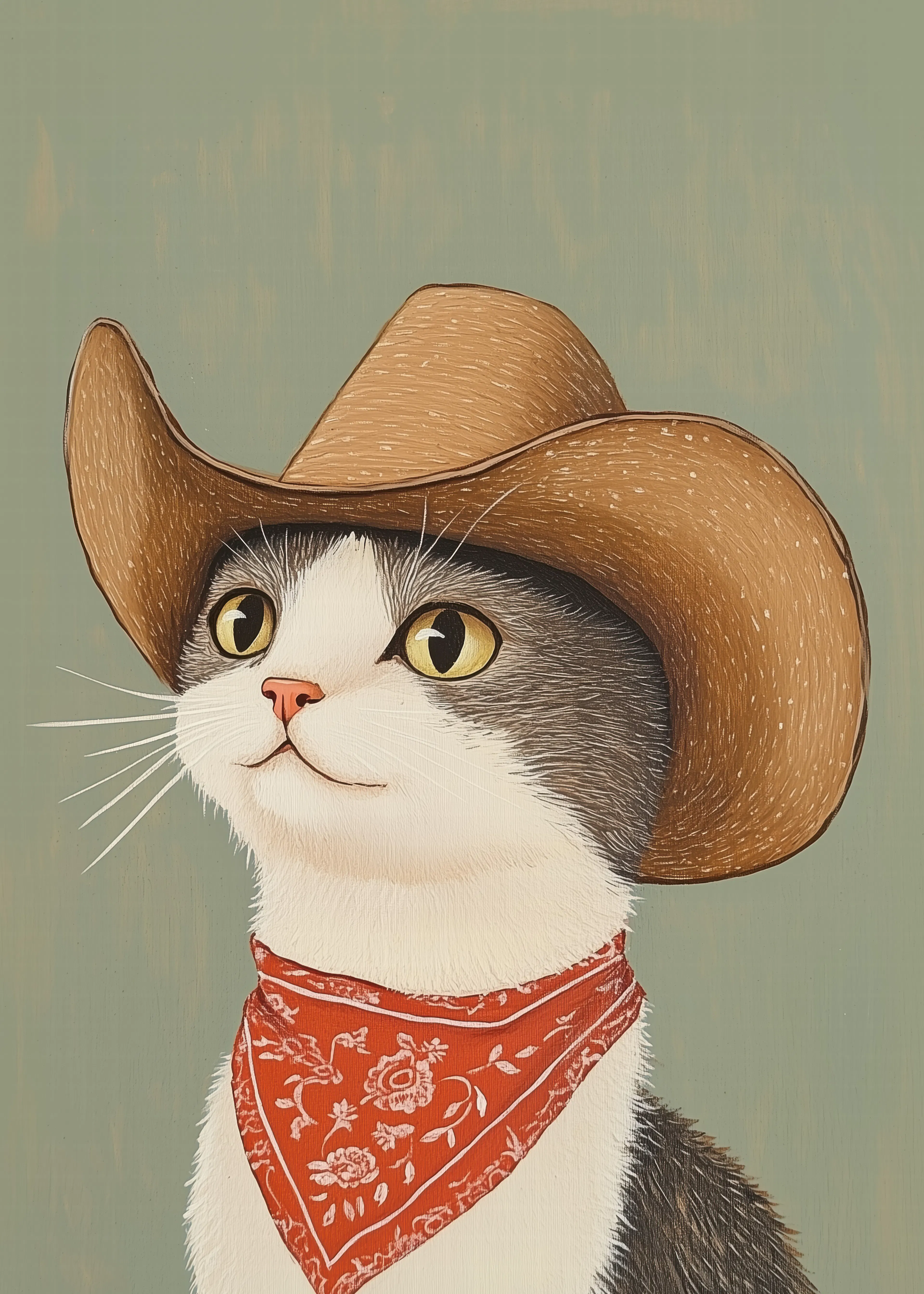 Cowboy Cat Poster 0