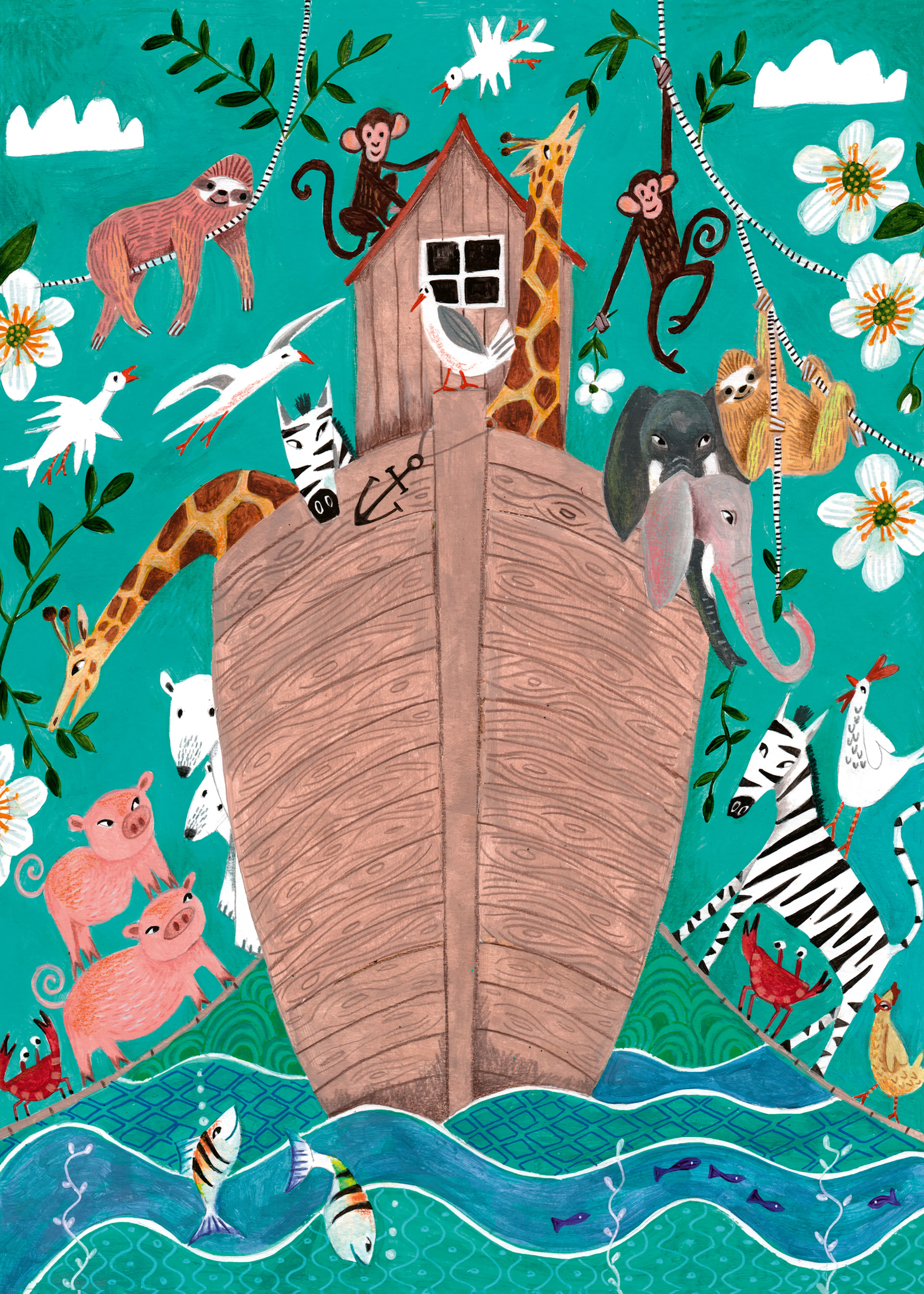 Blue Noah's Ark Poster 0