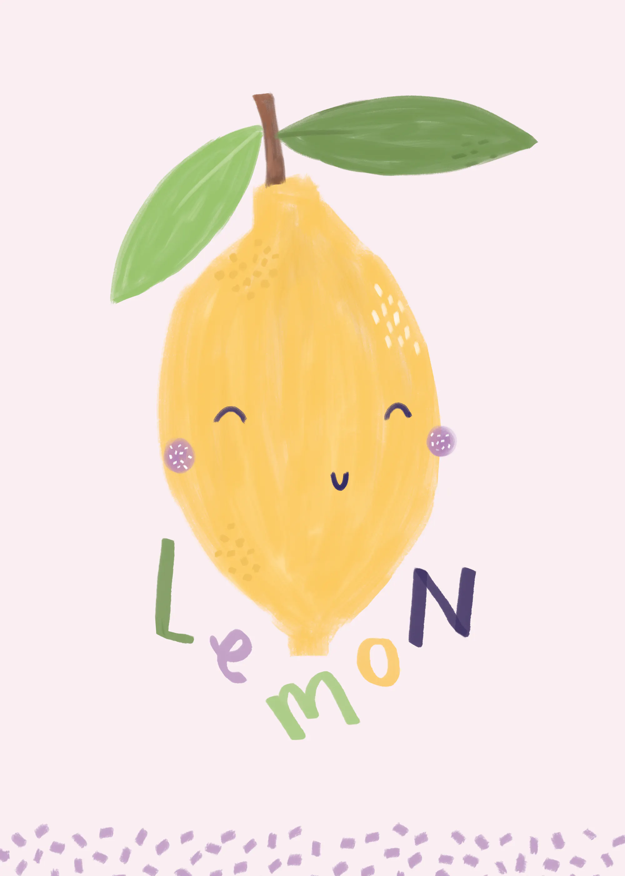 Cheerful Lemon Poster 0