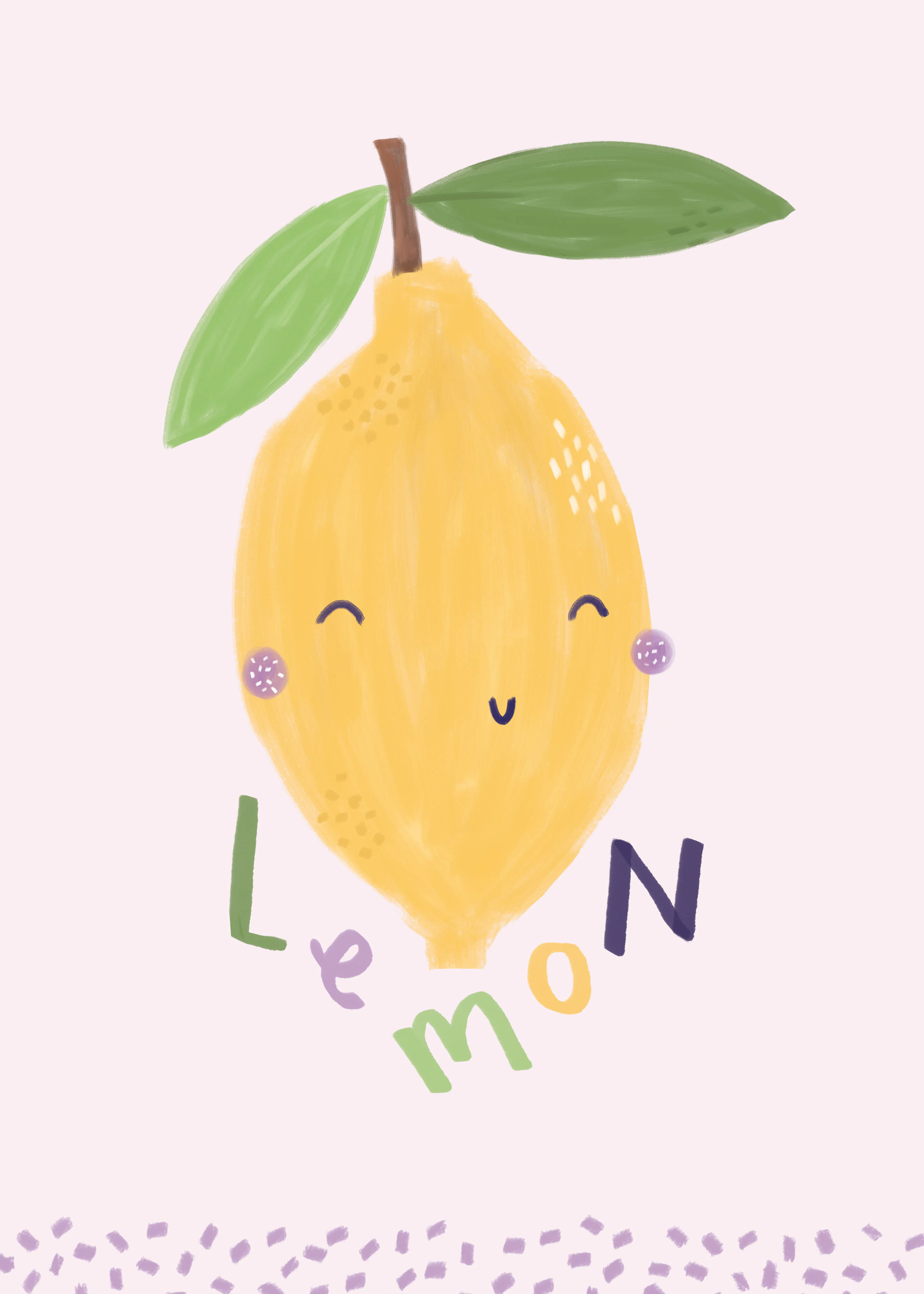 Cheerful Lemon Poster 0