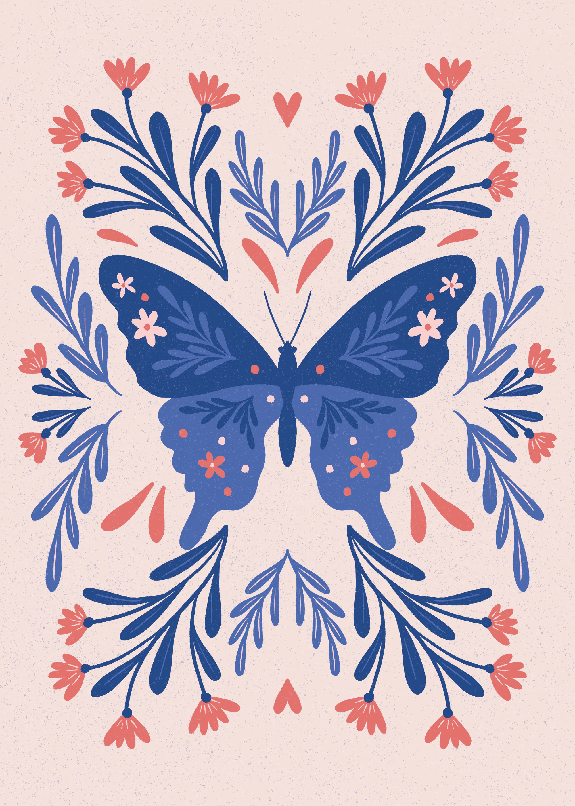 Papillon Bleu Poster 0