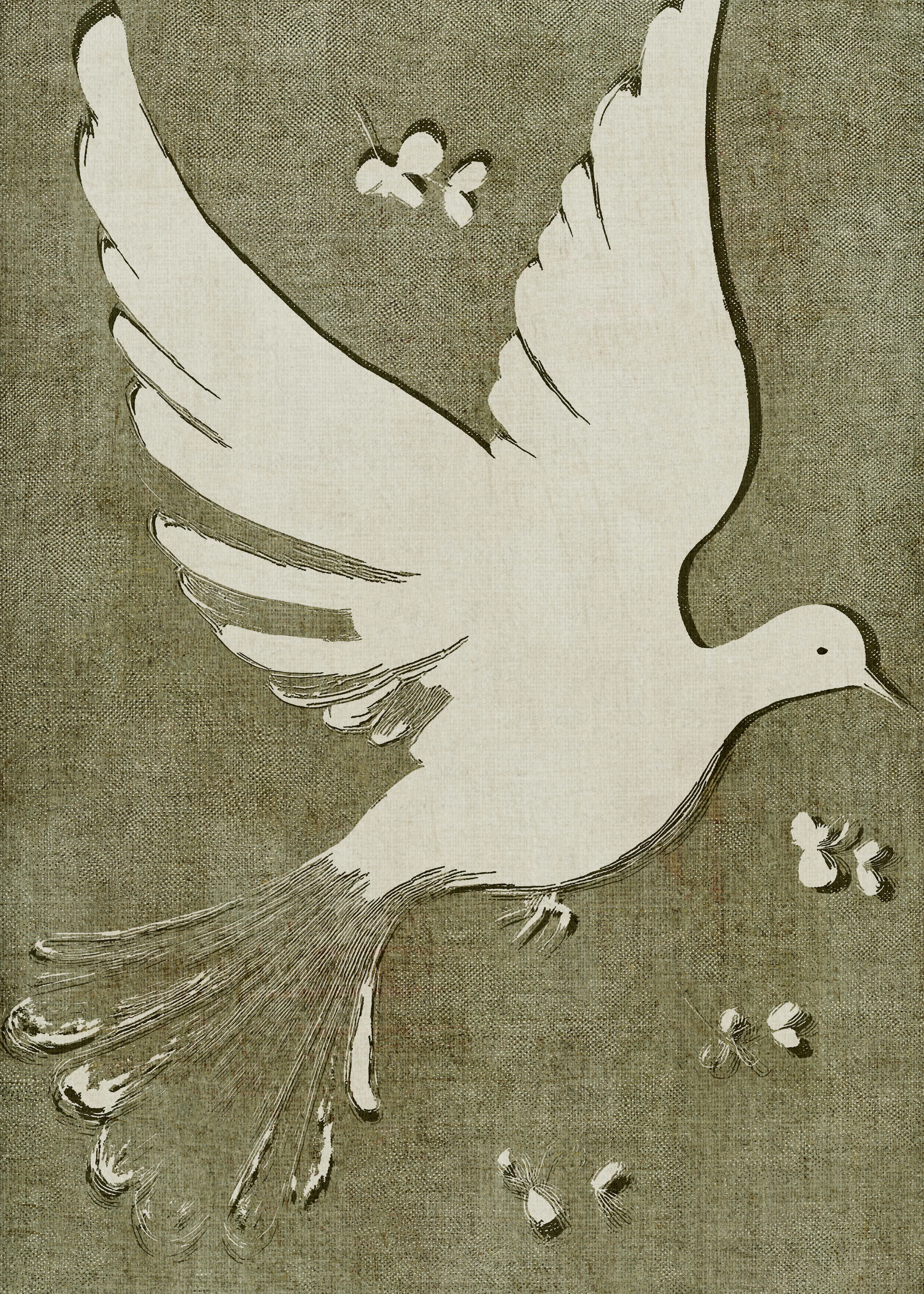 White Peace Dove Poster 0